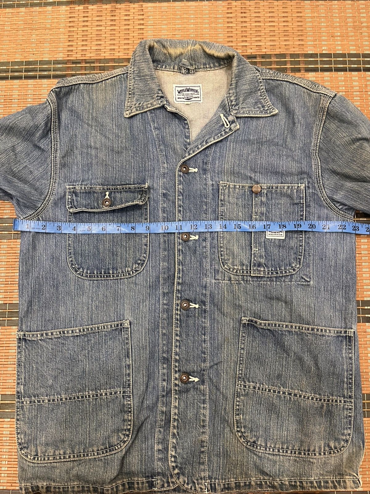 Big John Vintage Big John 4 Pocket Chore Denim Jacket Size US M / EU 48-50 / 2 - 18 Thumbnail