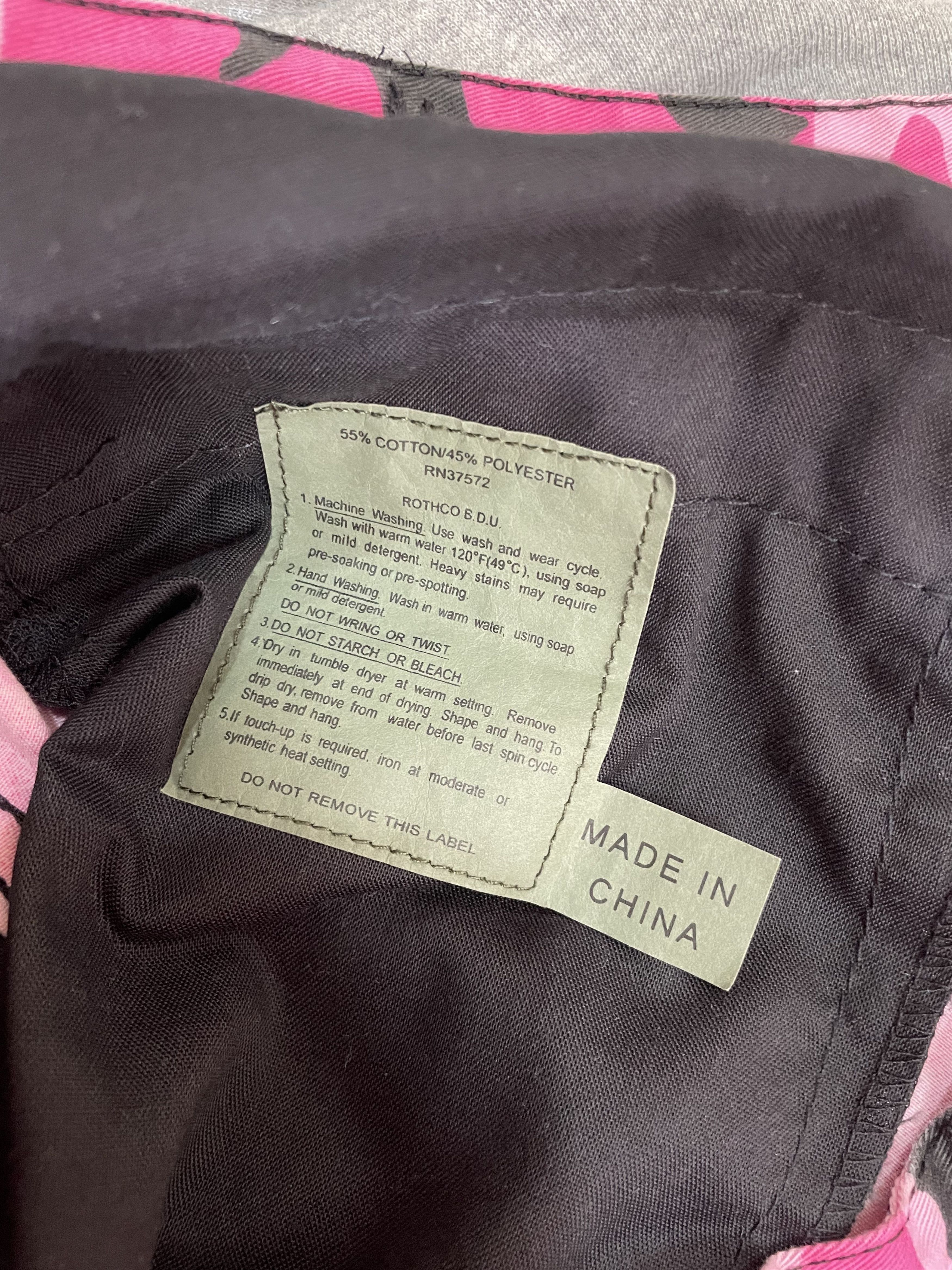 Rothco Rothco Pink Camo Cargo Pants Size US 34 / EU 50 - 8 Thumbnail