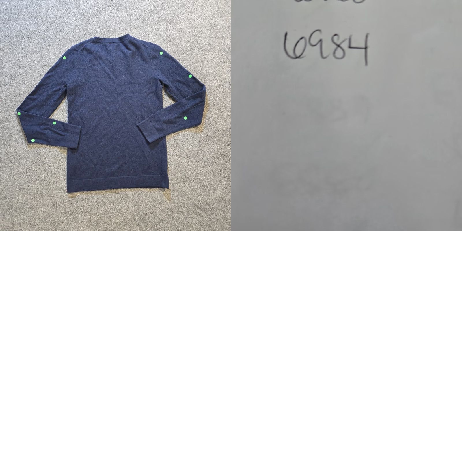 J.Crew J.CREW Sweater Women XS Merino Wool Crew Neck Polka Dot Capsule Casual Pullover Light Weight Knit Regular Womens XS Blue Polka Dot Vintage: No Size XS / US 0-2 / IT 36-38 - 8 Thumbnail
