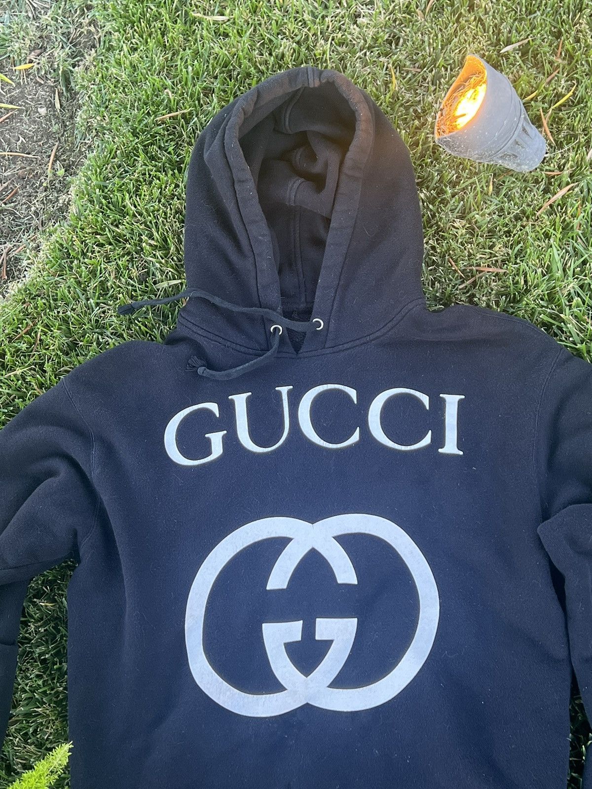 Gucci Gucci Logo Hoodie Grailed