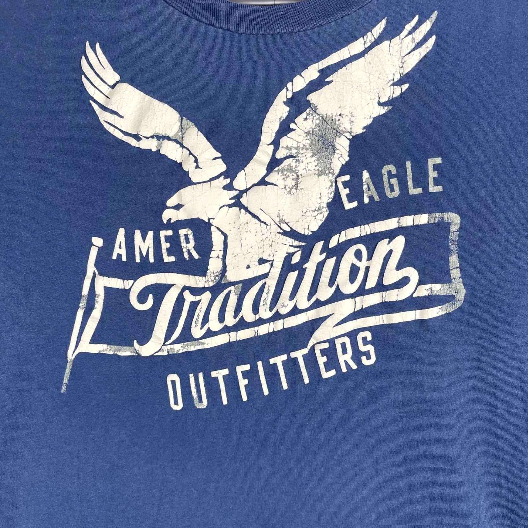 American Eagle Outfitters American Eagle Outfitters Shirt Mens Small Blue Eagle Tradition Graphic Athletic Fit Size US S / EU 44-46 / 1 - 3 Thumbnail