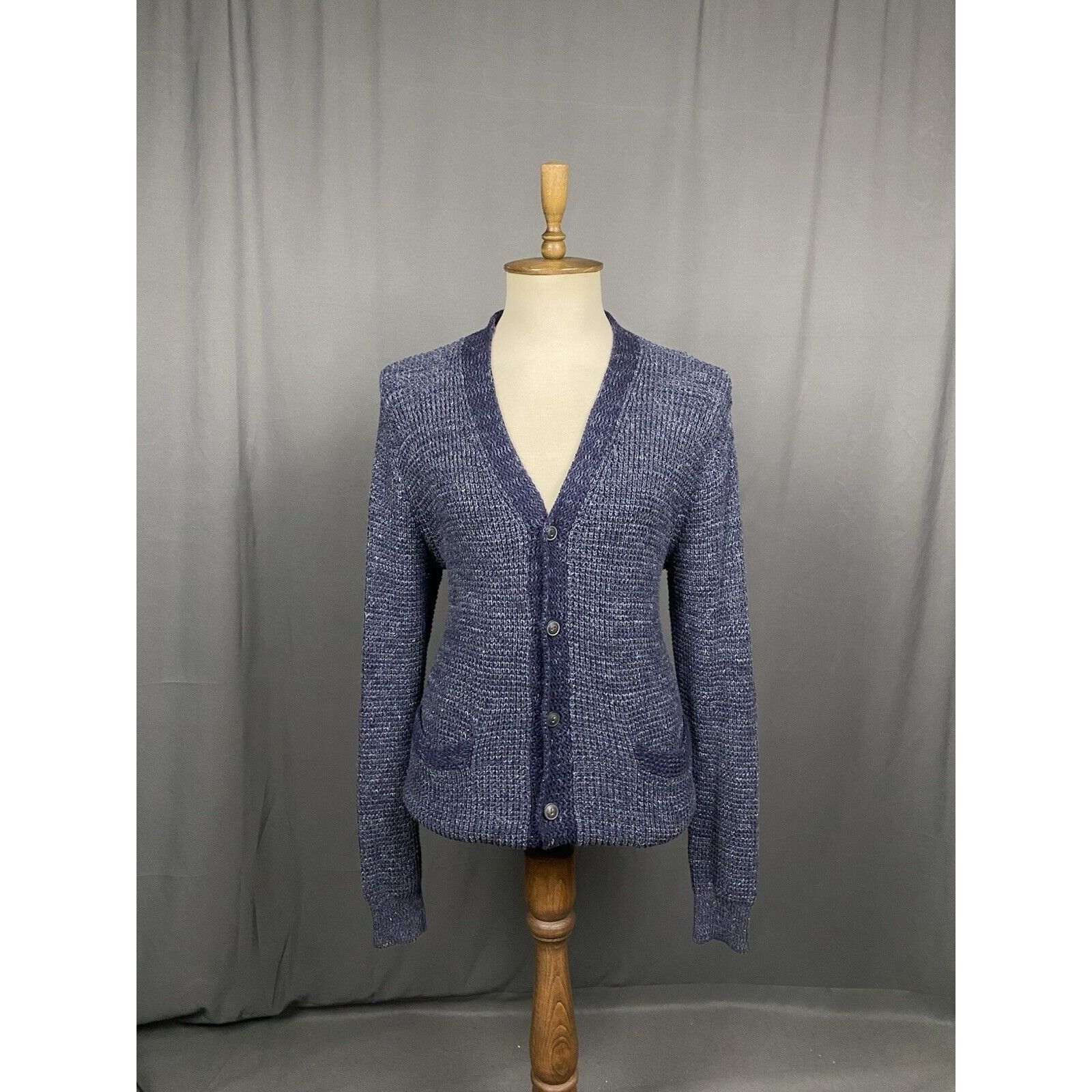 Denim & Supply Ralph Lauren Ralph Lauren Denim&Supply Men's Blue Knitted Cardigan Sweate Size US L / EU 52-54 / 3 - 3 Thumbnail