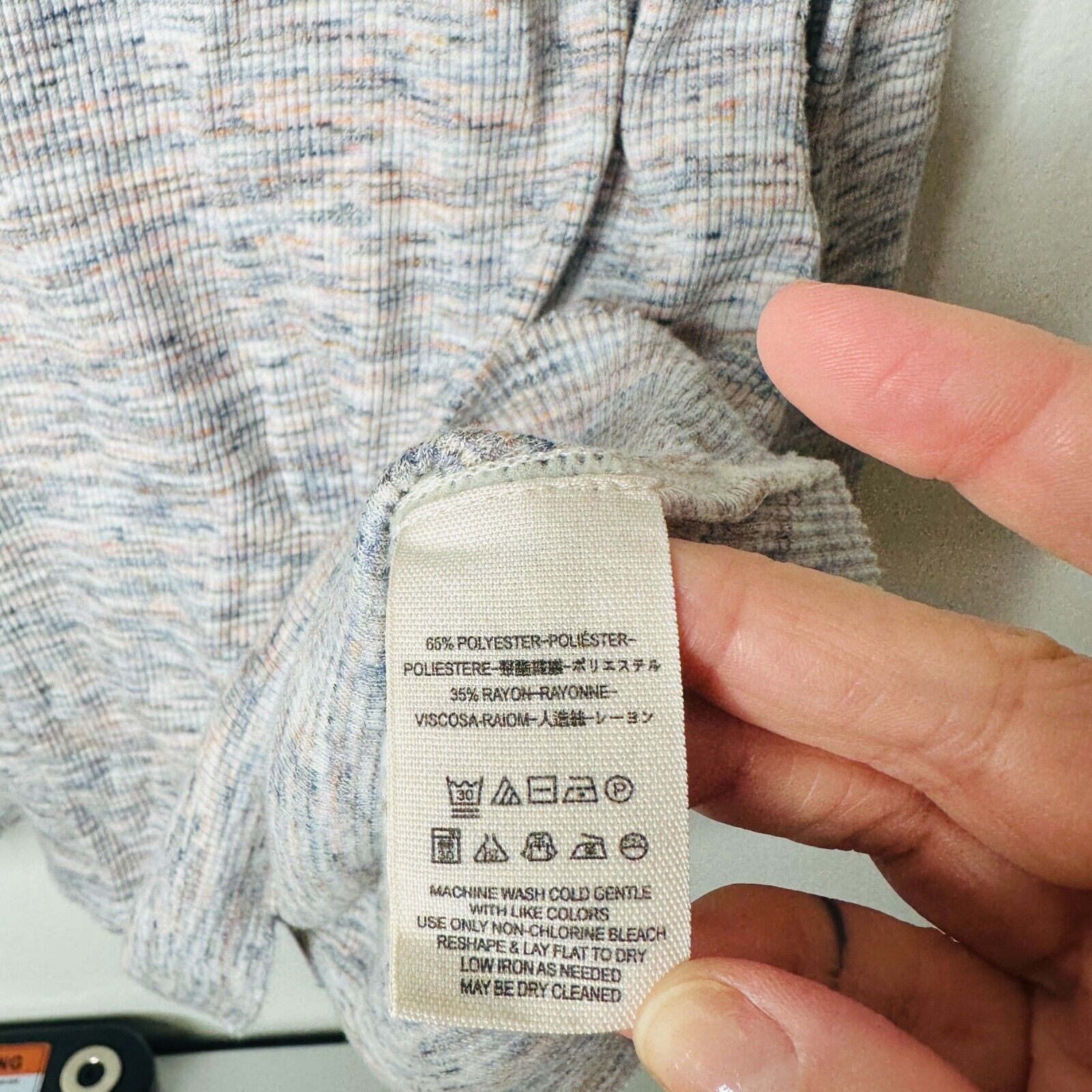 Other We The Free Ivory Multi-Color Open Back Turtleneck Tunic M Size M / US 6-8 / IT 42-44 - 8 Thumbnail
