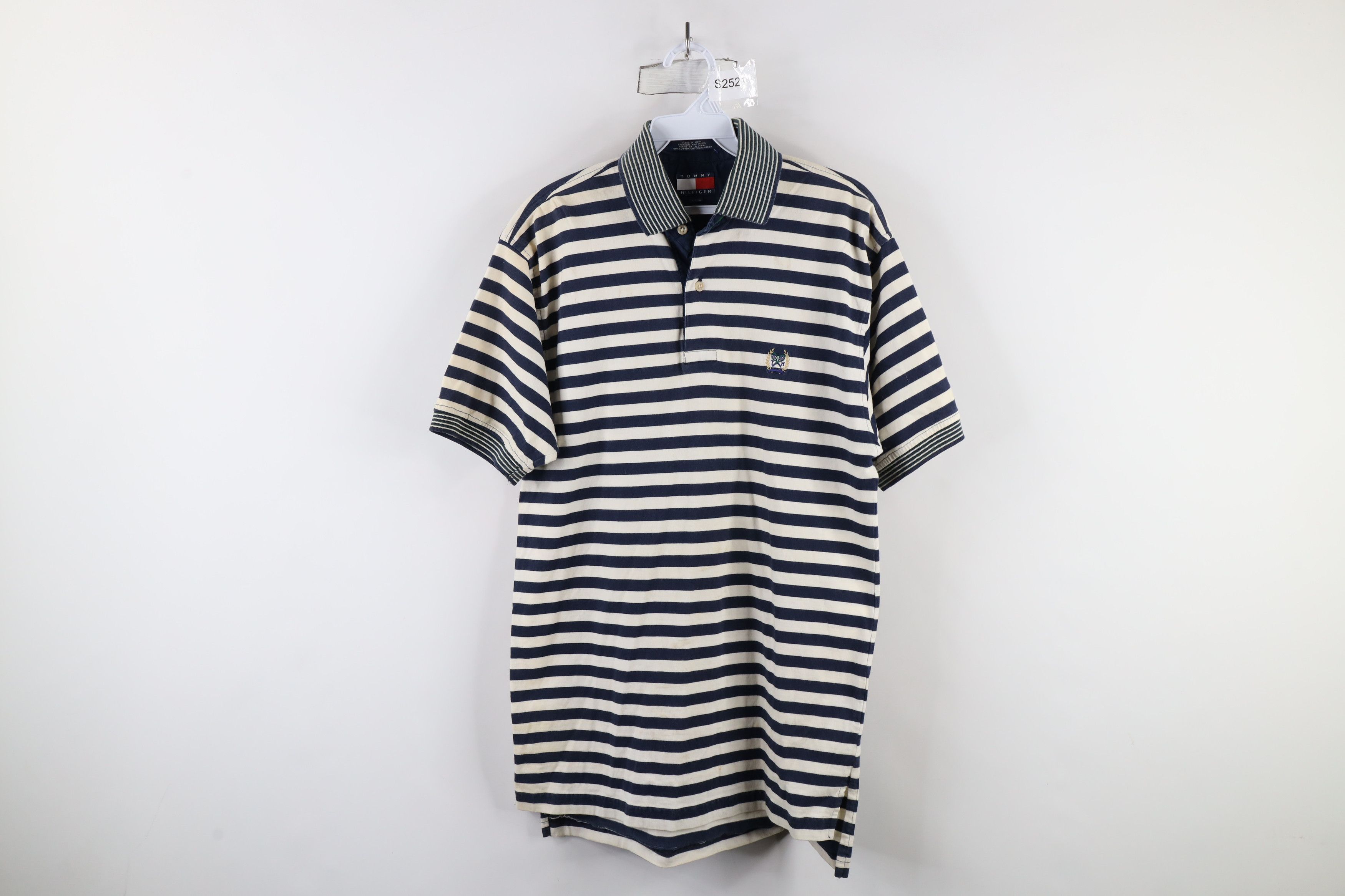 Tommy Hilfiger × Vintage Vintage 90s Tommy Hilfiger Distressed Tennis Polo Shirt Size US S / EU 44-46 / 1 - 1 Thumbnail