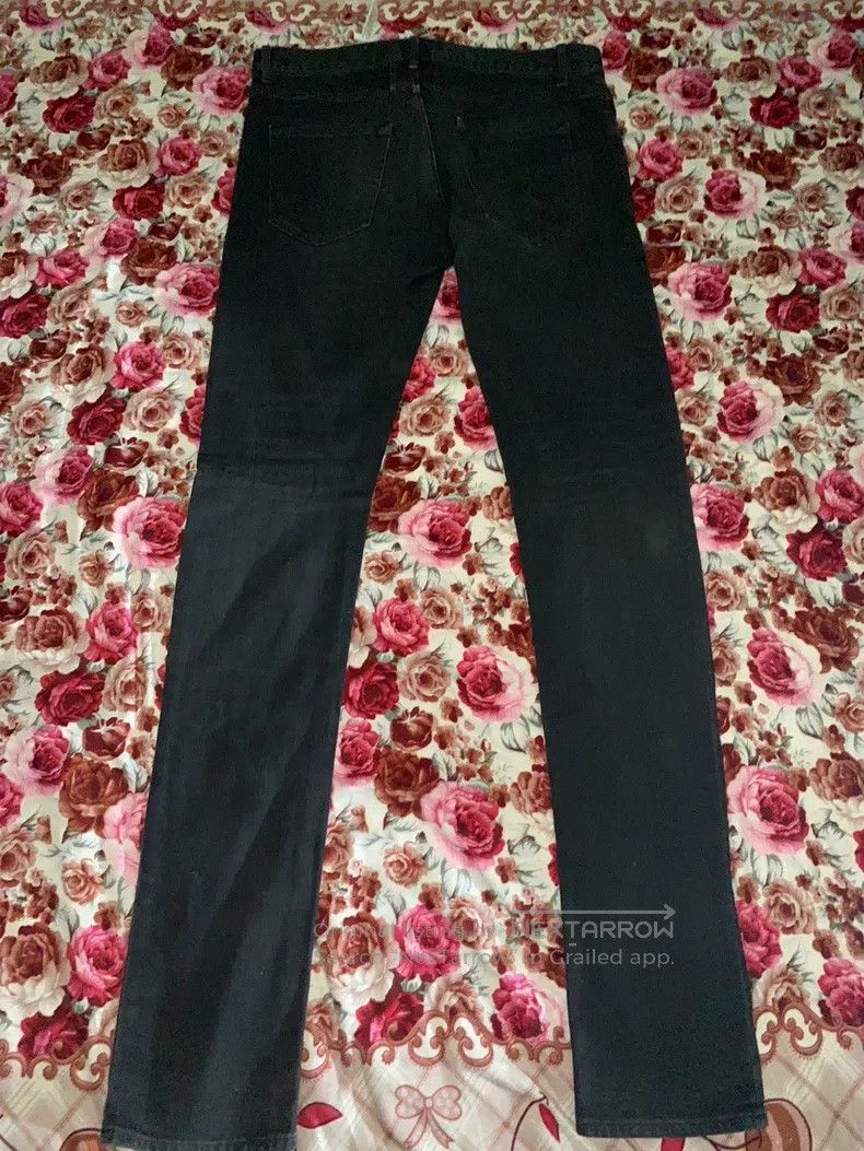 Saint Laurent Paris Saint Laurent Paris Wash cut hole denim pants size 31 i Size US 31 - 3 Thumbnail
