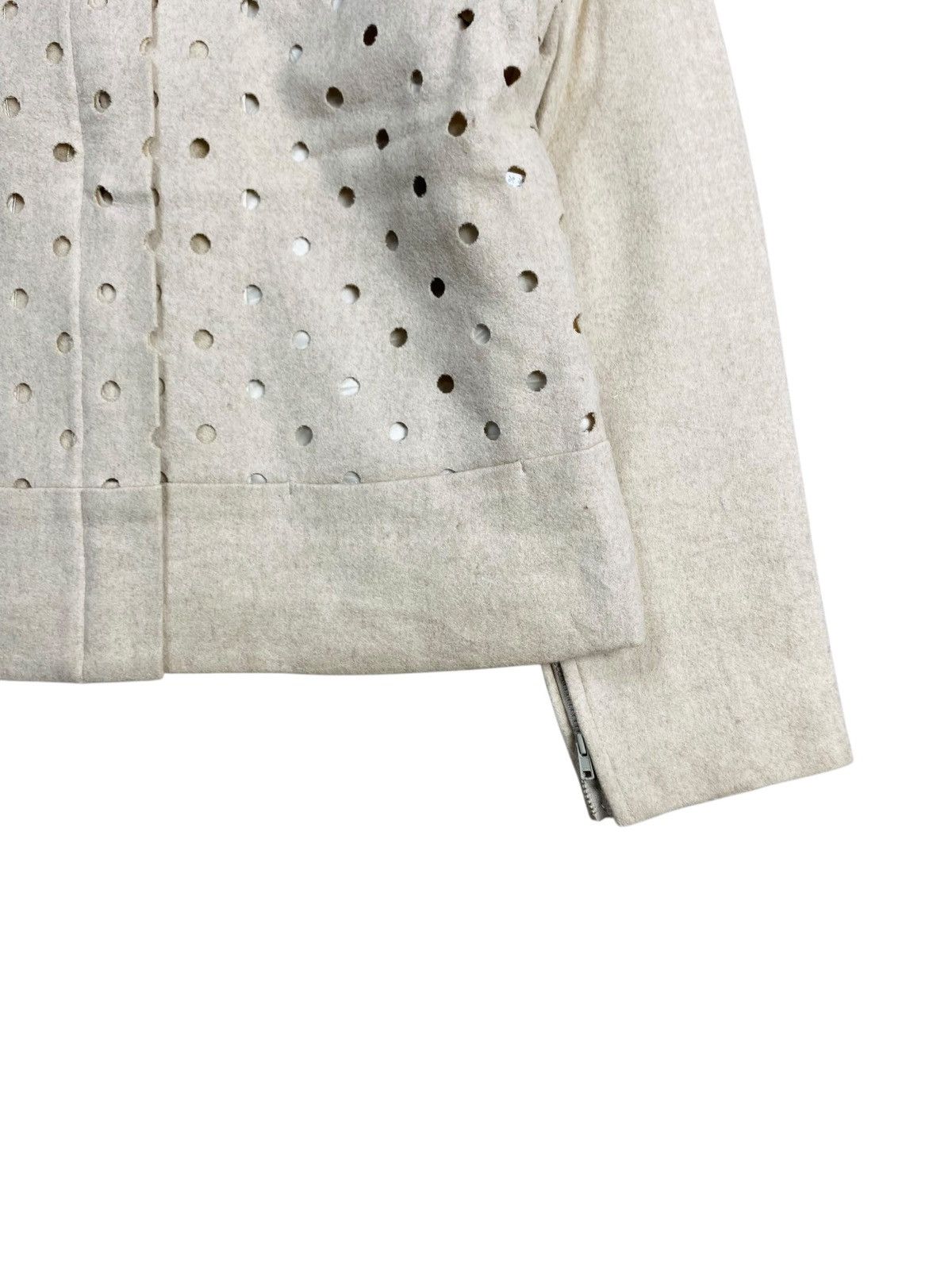 Issey Miyake 1990s Junko - Laser Cut Outer Jacket Size L / US 10 / IT 46 - 5 Thumbnail