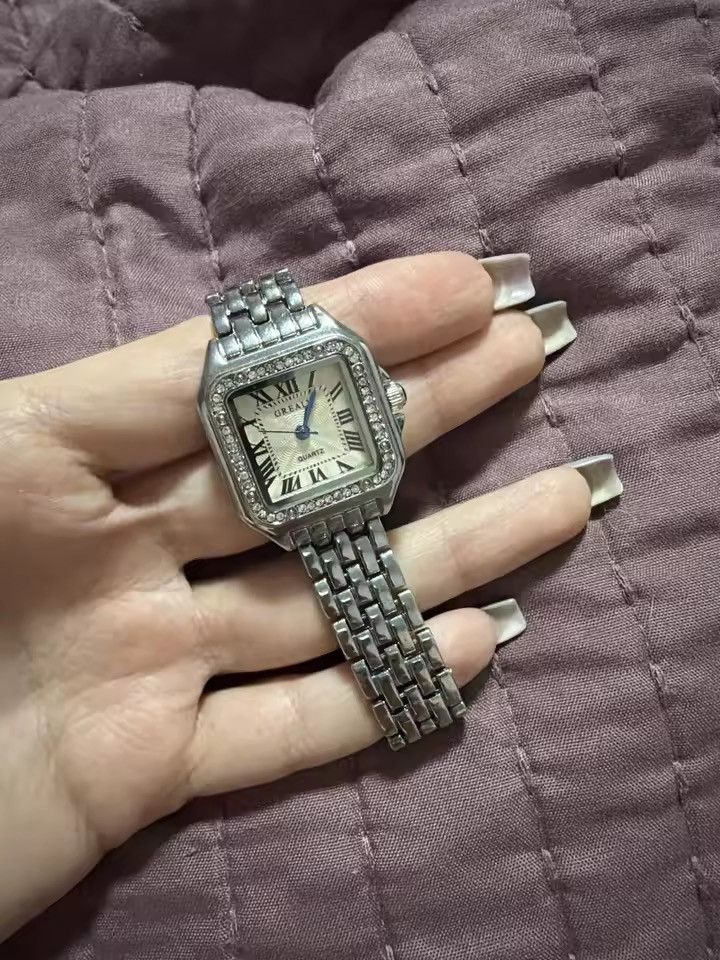 Japanese Brand Vintage 90s vintage retro luxury style quartz silver watch Size ONE SIZE - 1 Thumbnail