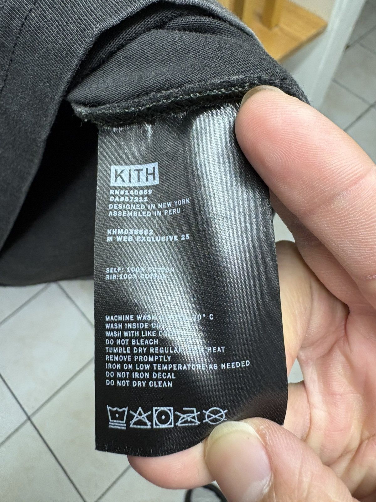 Kith Kith Storm Vintage Tee 'Black' Size US L / EU 52-54 / 3 - 3 Thumbnail
