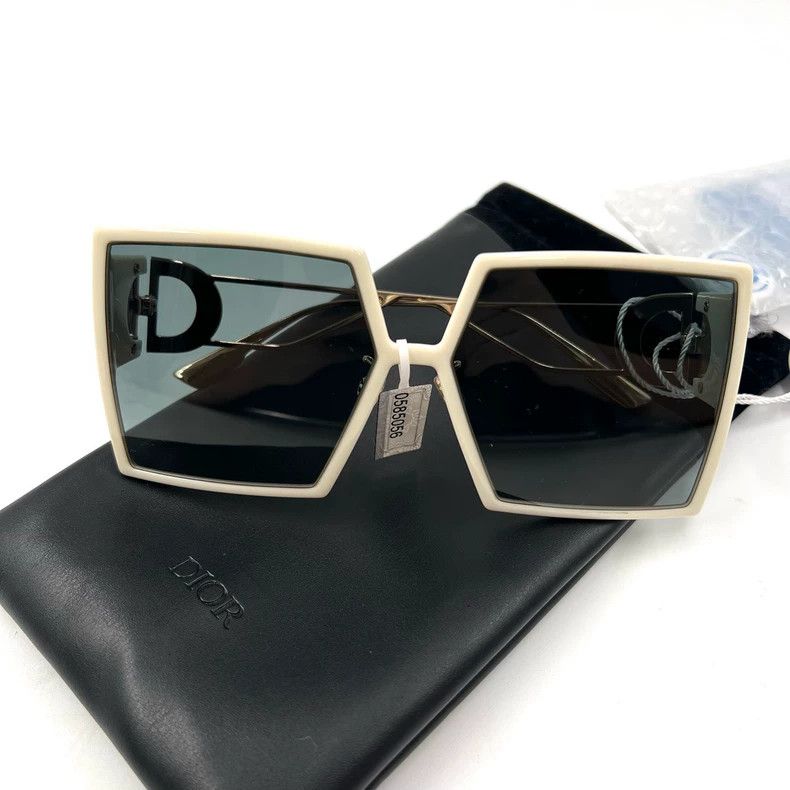 Dior Dior CD white sunglasses square Size ONE SIZE - 1 Thumbnail