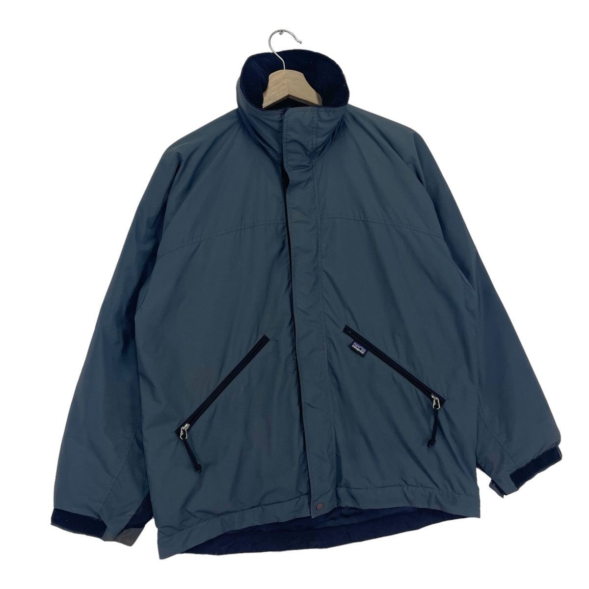 Patagonia × Vintage 99’s Patagonia Lining Fleece Fusion Nylon Hoodie Jacket Size US M / EU 48-50 / 2 - 5 Thumbnail