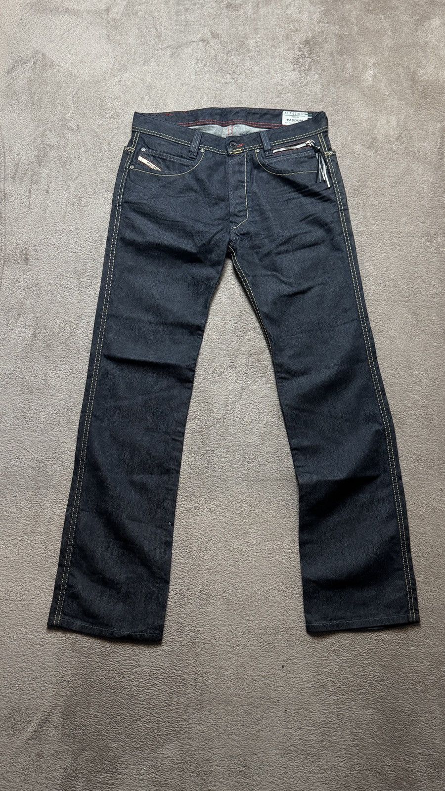 Diesel Paddom Crazy Wash Jeans y2k armani ysl hedi slimane