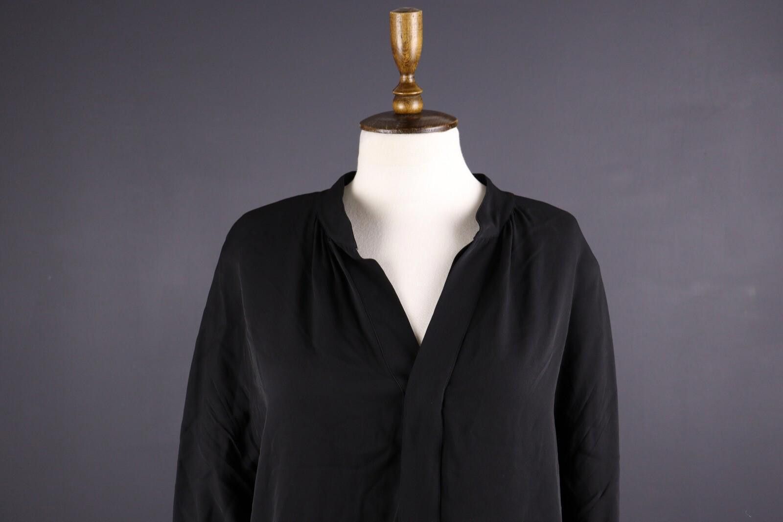 Polo Ralph Lauren Polo Ralph Lauren Black Long Sleeve Blouse Shirt Size M Size M / US 6-8 / IT 42-44 - 2 Thumbnail