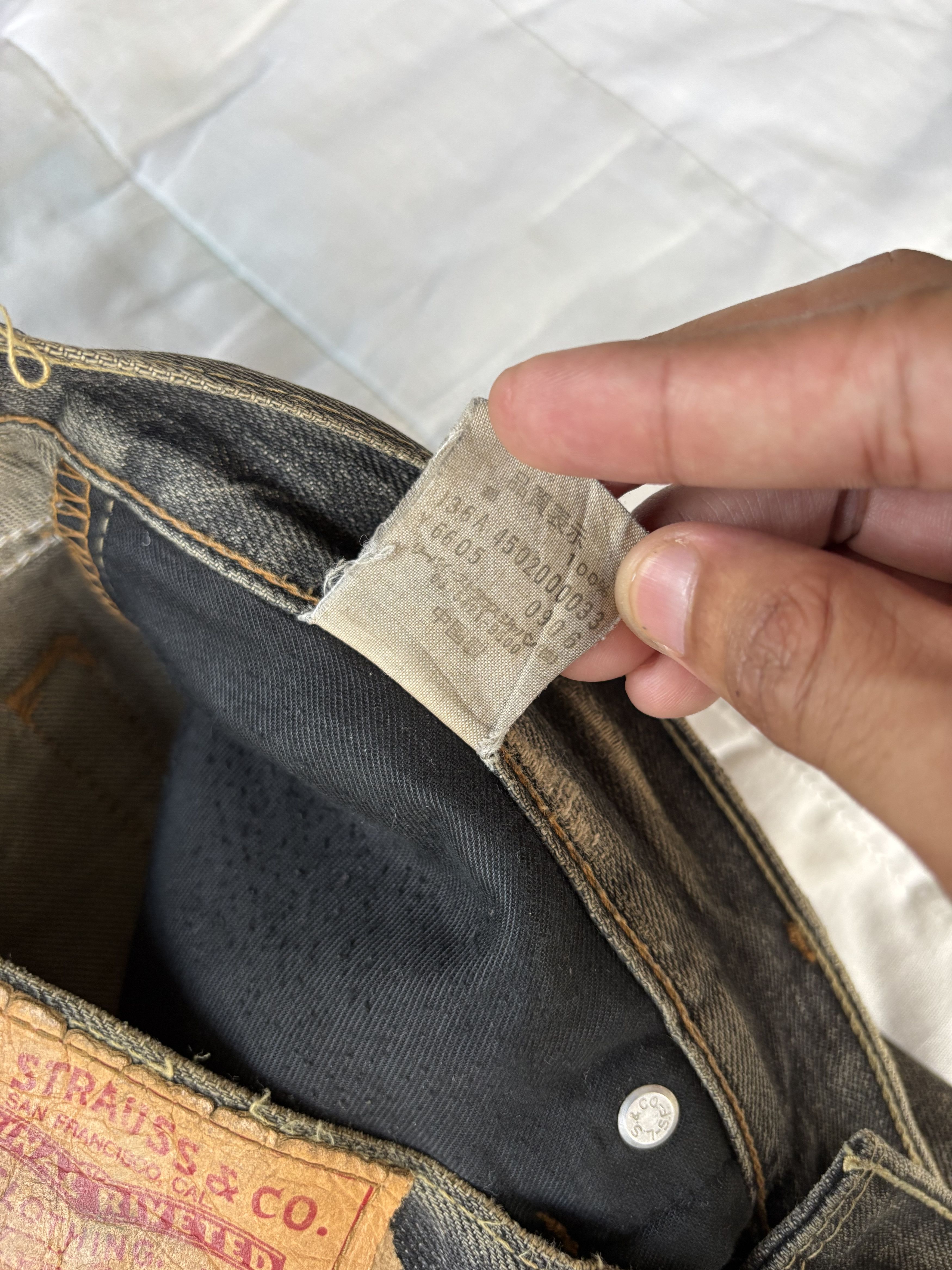 Kapital Vintage Levis 605 Thrashed Distress Clawmark Jean Size US 31 - 12 Thumbnail