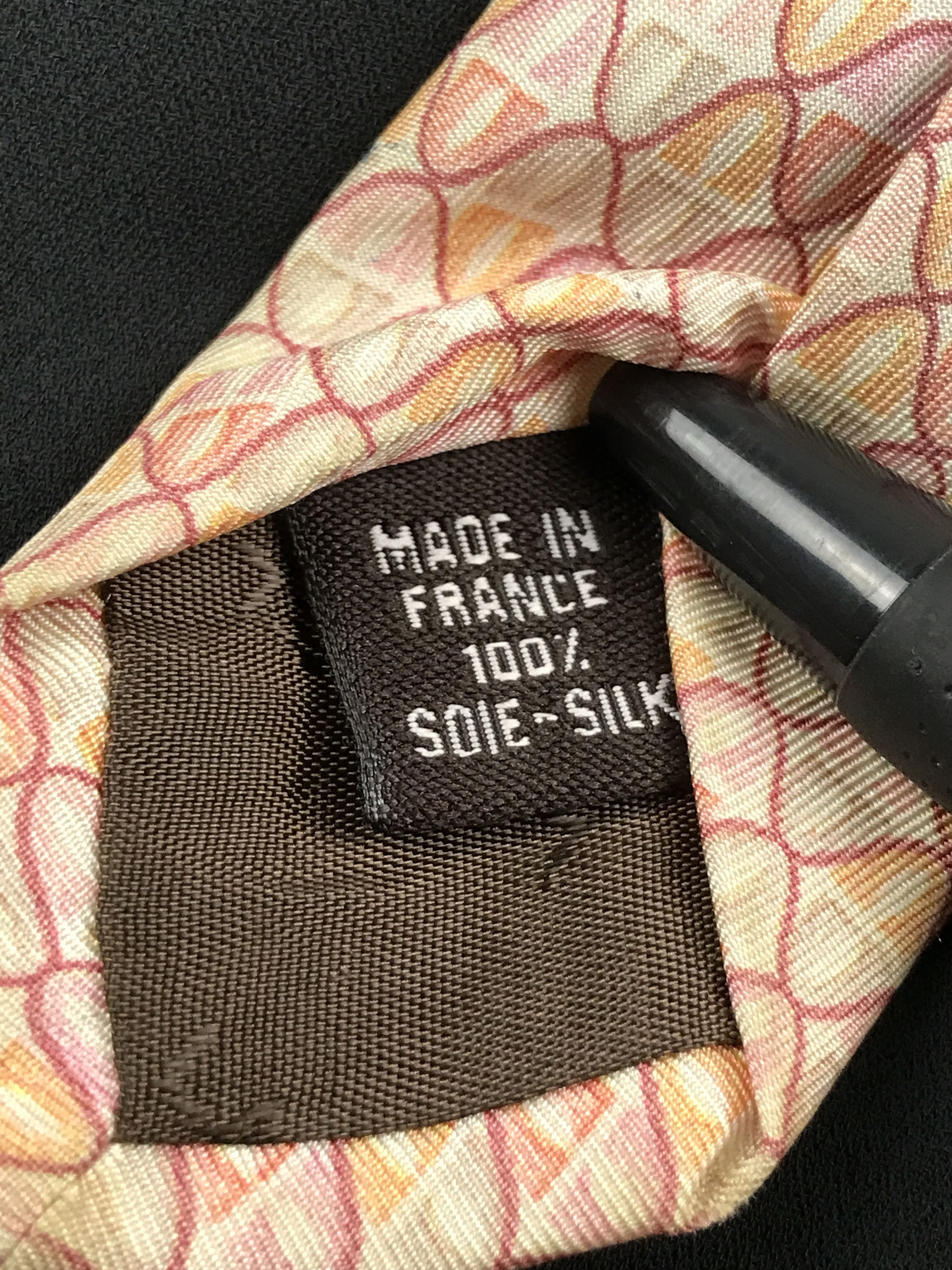 Designer × Lancel × Vintage Vintage Lancel Silk Necktie Size ONE SIZE - 6 Thumbnail