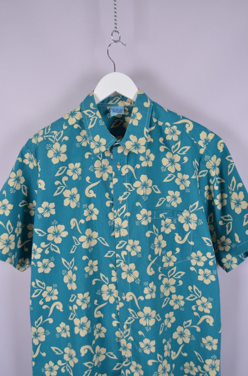 Designer Vintage 80's Petite Lie Tahiti Hawaiian Shirt Sz XL Surf Size US XL / EU 56 / 4 - 2 Thumbnail