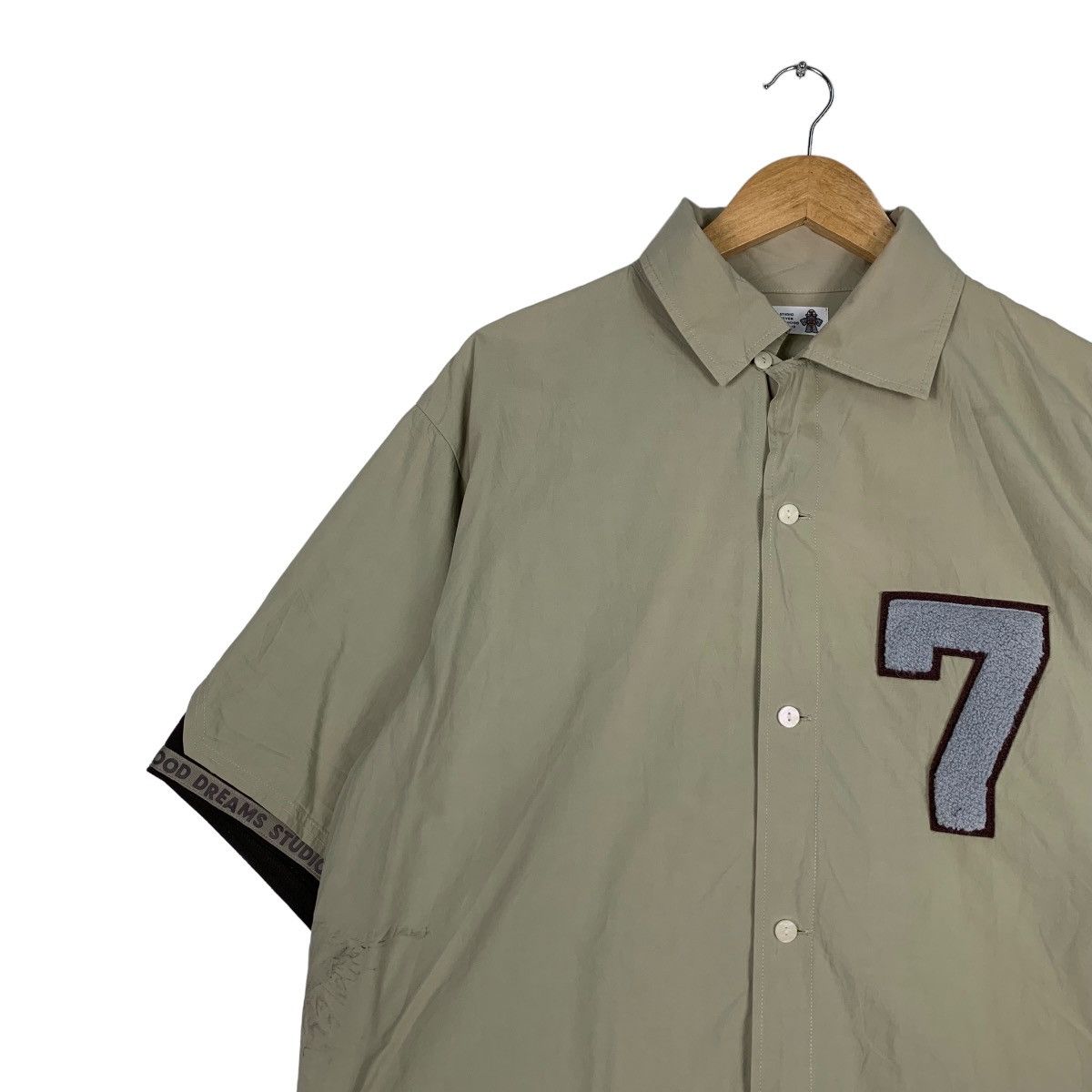 Japanese Brand Studio Seven Childhood Dream 7 Short Sleeve Shirt #1088-C49 Size US M / EU 48-50 / 2 - 6 Thumbnail