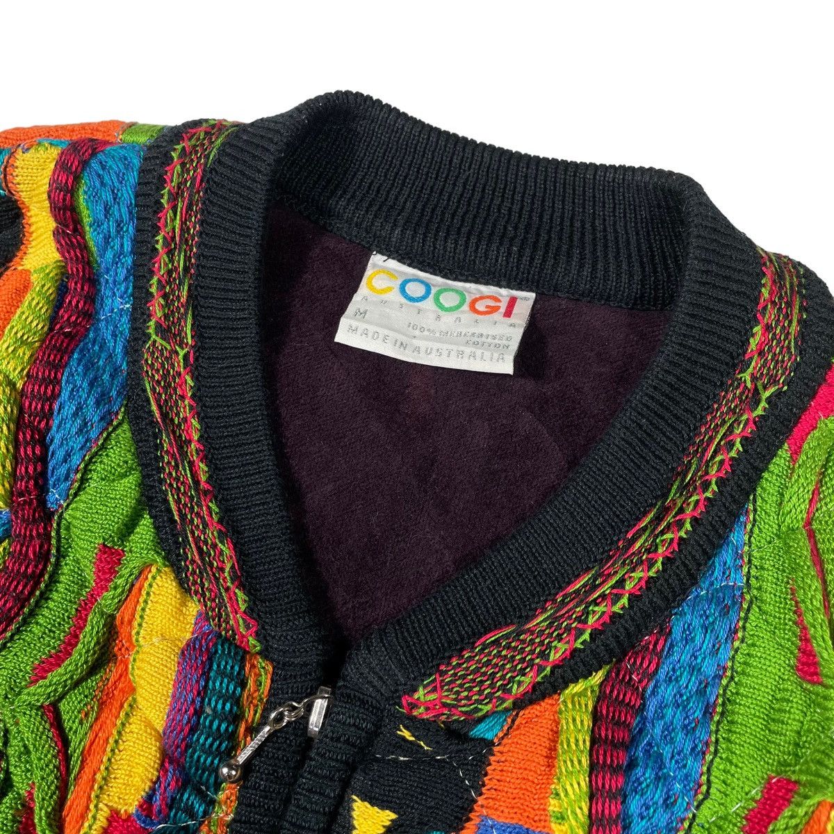 Coogi × Vintage VINTAGE COOGI 90’s ZIPPER KNITWEAR SWEATER Size US M / EU 48-50 / 2 - 7 Thumbnail