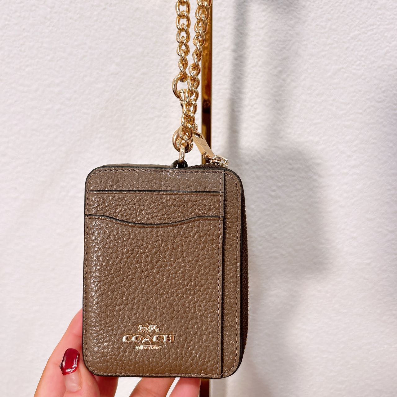 Coach Zip Card Case #6303 Size ONE SIZE - 3 Thumbnail
