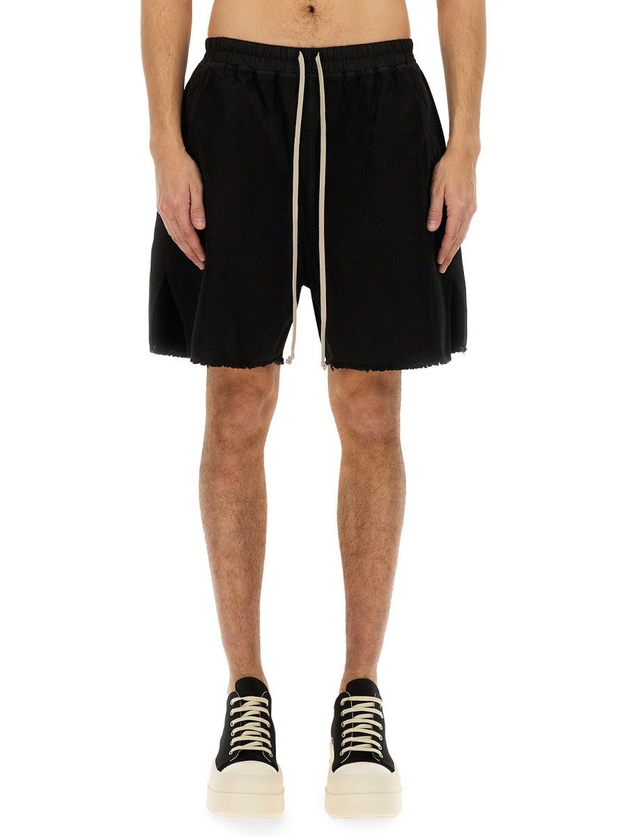 Rick Owens Drkshdw RICK OWENS DRKSHDW ZIPPERED BOXER SHORTS - BLACK Size US 34 / EU 50 - 1 Thumbnail