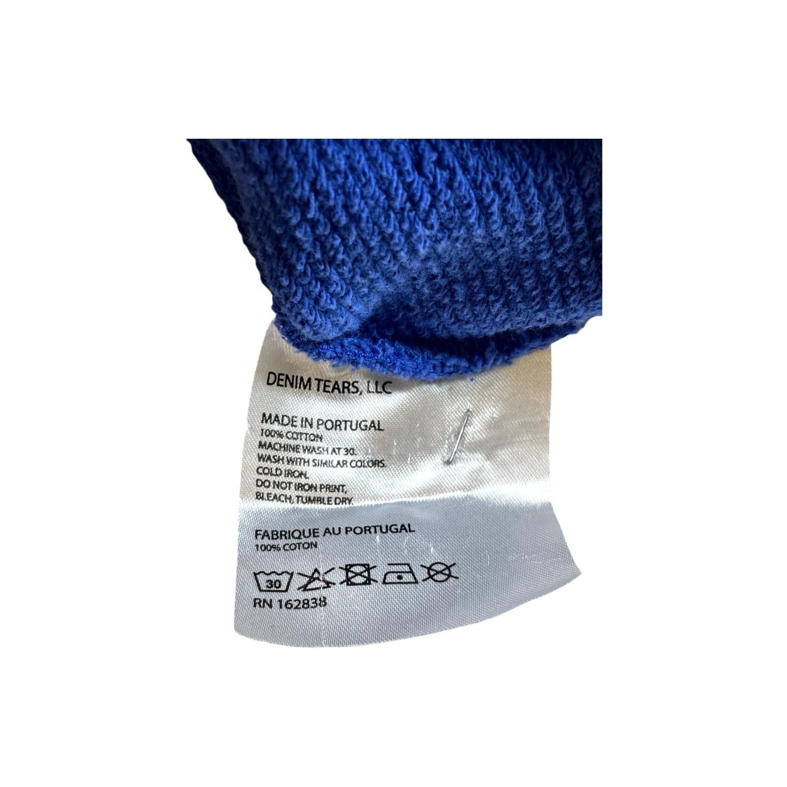 DENIM TEARS Denim Tears Cotton Wreath Blue Hoodie Size US S / EU 44-46 / 1 - 3 Thumbnail