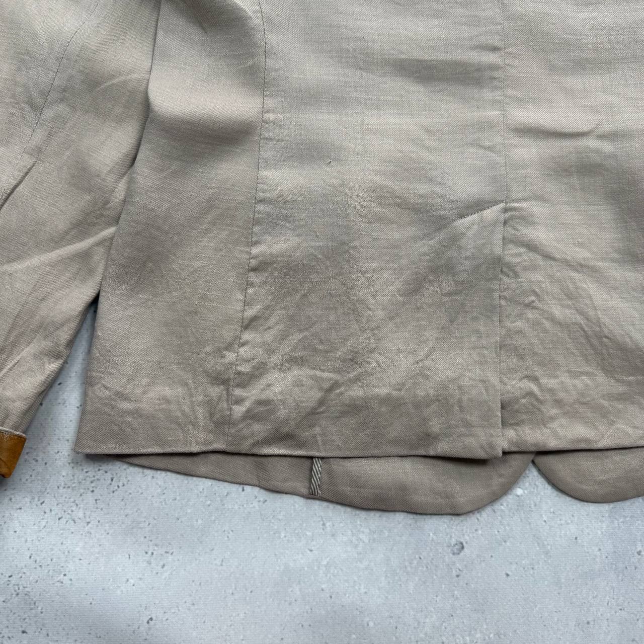 Etro ETRO Milano Two Button Linen Blazer Women’s Beige Size IT 46 Size L / US 10 / IT 46 - 14 Thumbnail