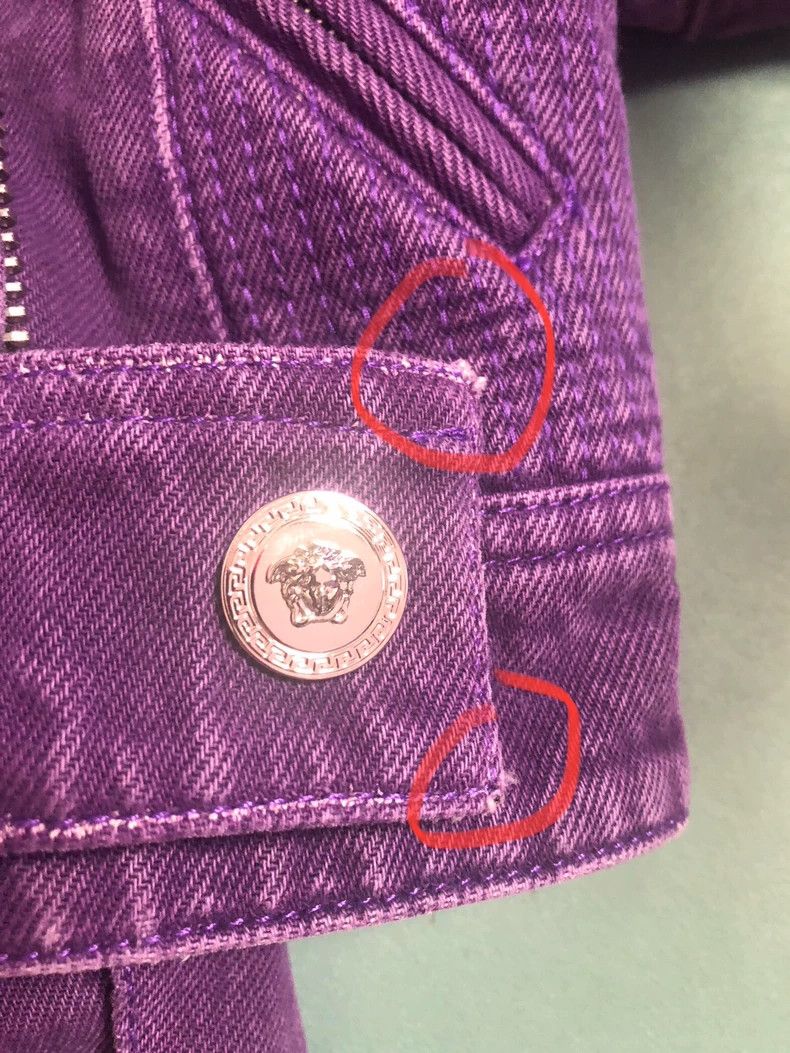 Versace Versace Purple denim jacket Size M / US 6-8 / IT 42-44 - 8 Thumbnail