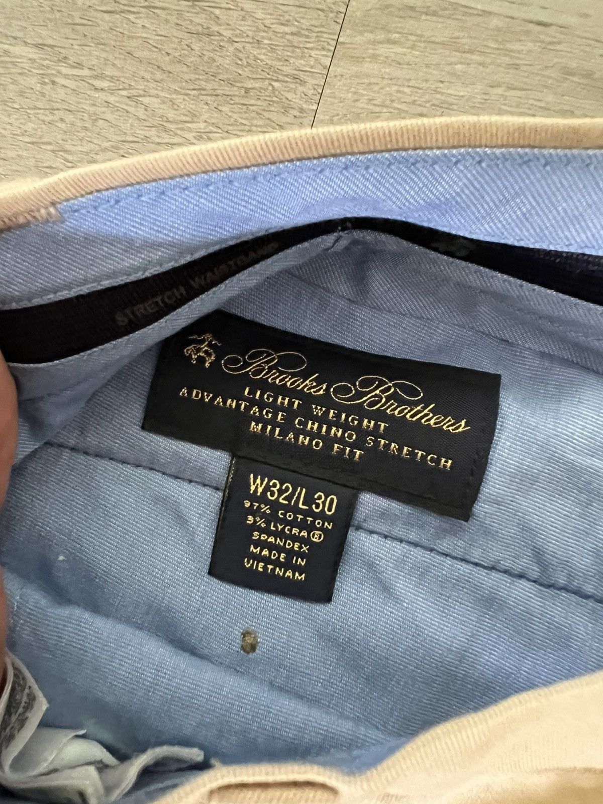 Brooks Brothers Light weight advantage chino stretch - milano fit Size US 32 / EU 48 - 2 Thumbnail