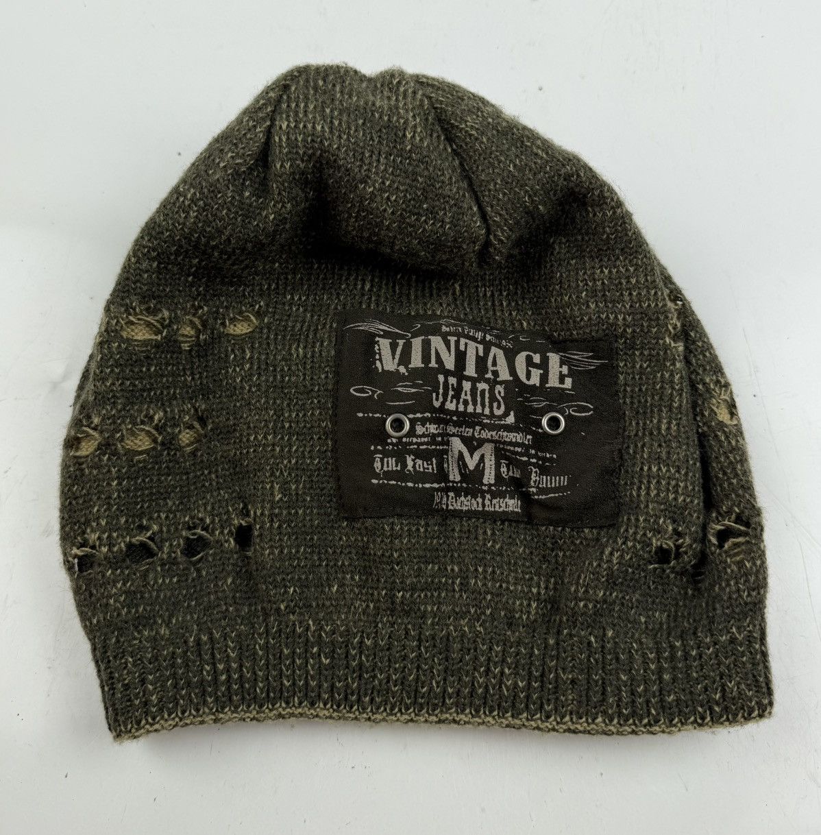 Japanese Brand rare distressed reversible beanie hat tc52 Size ONE SIZE - 3 Thumbnail