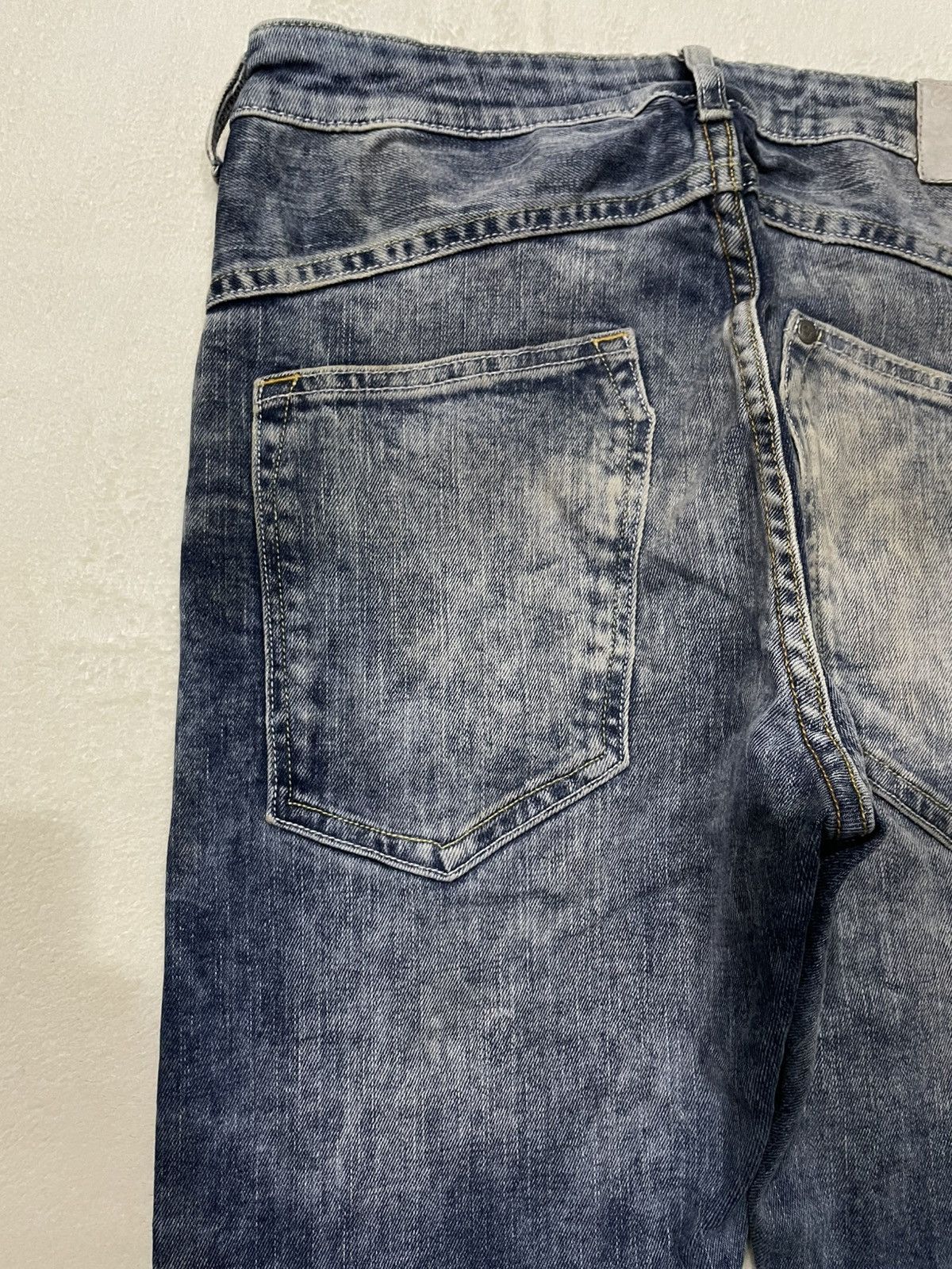 H&M Vintage H&M Denim Mudwash Faded Distress Jeans Size US 31 - 17 Thumbnail