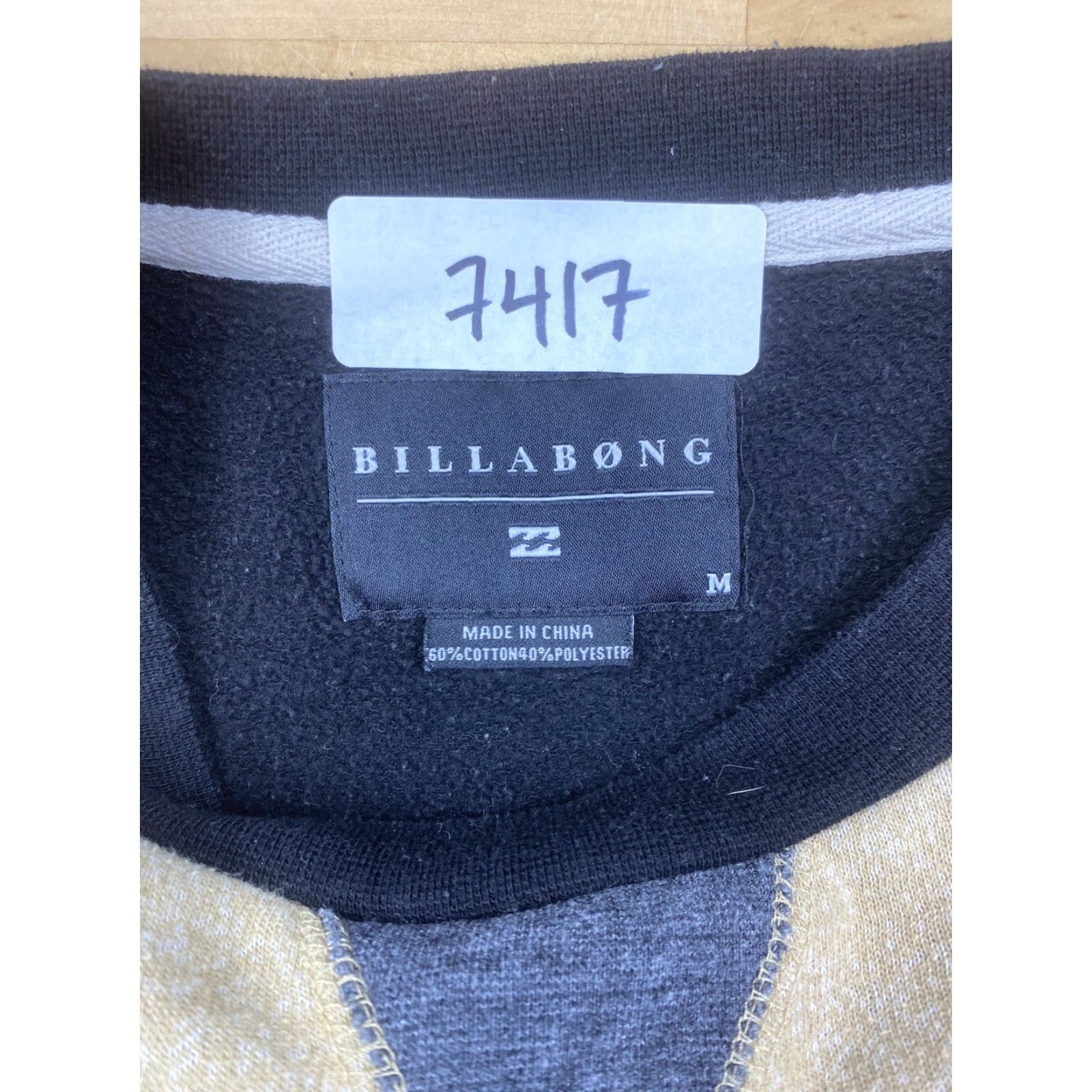 Billabong Billabong Sweatshirt Pullover M Gray Casual Men Size US M / EU 48-50 / 2 - 3 Thumbnail