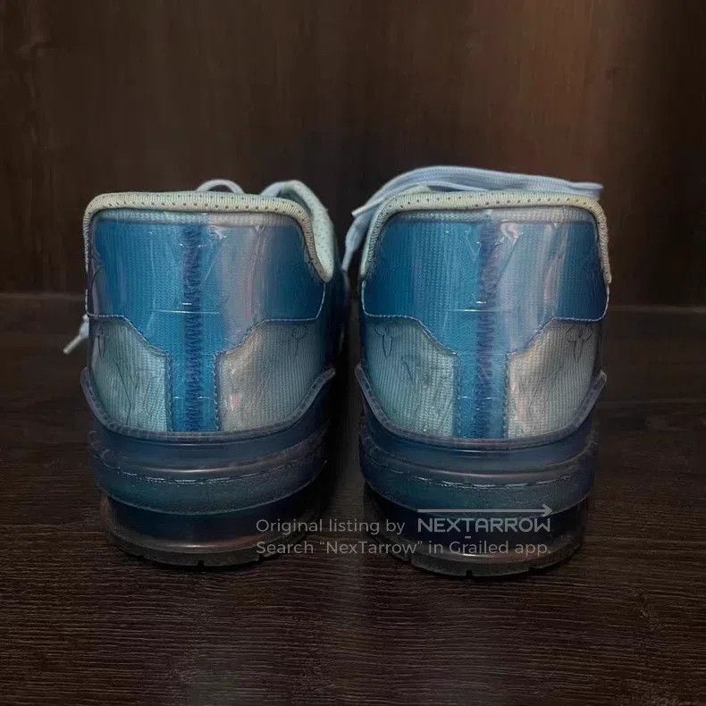 Louis Vuitton Louis Vuitton Blue jelly PVC trainer casual shoes Size US 8 / EU 41 - 4 Thumbnail
