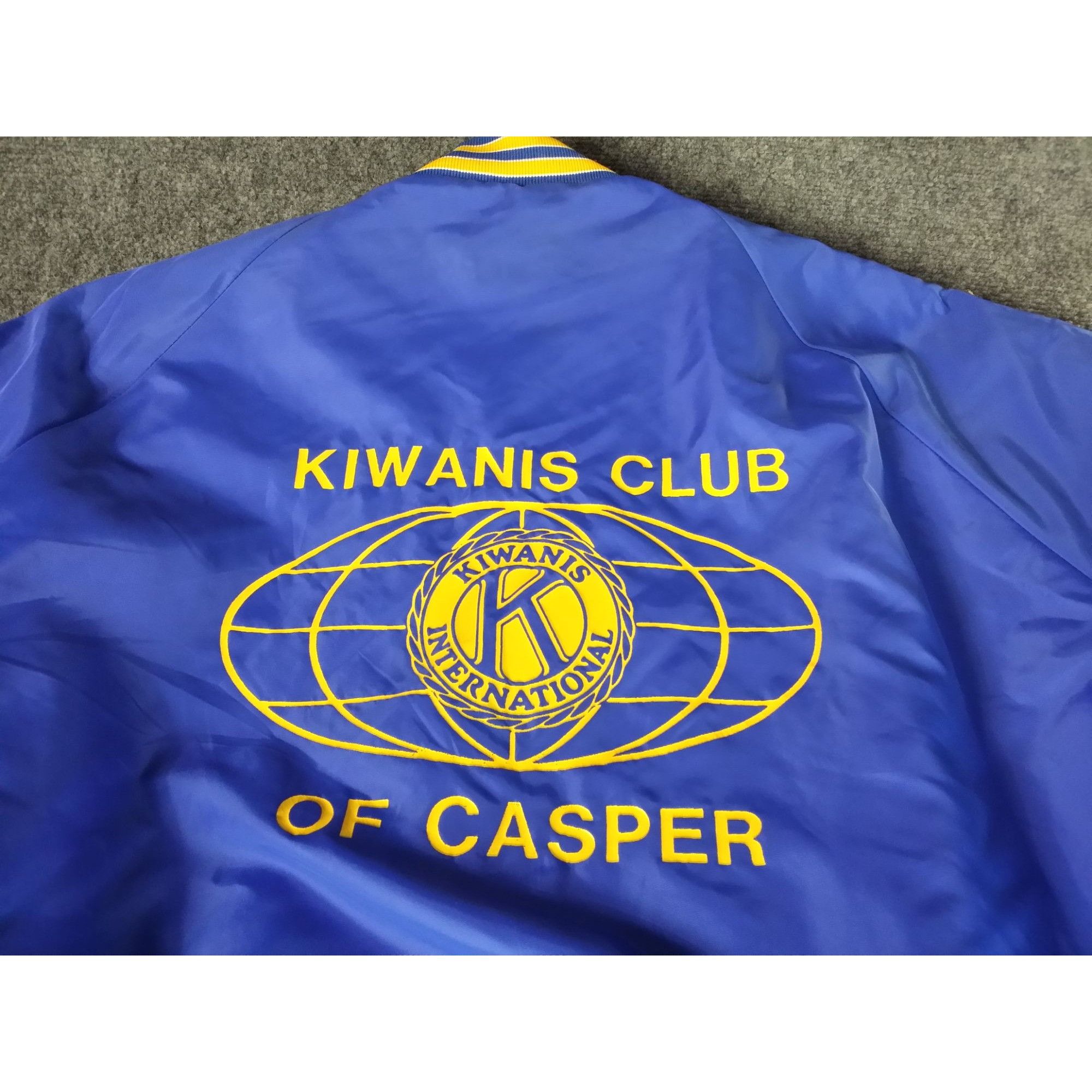 Dunbrooke Vintage Kiwanis Club Of Casper Varsity Jacket Men Sz L 44-46 Size US L / EU 52-54 / 3 - 8 Thumbnail