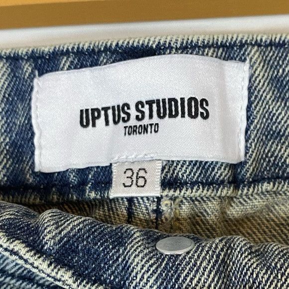 Other Uptus Studios Toronto Medium Blue Wide-Leg Jeans Size 36 Size 36" / US 14 / IT 50 - 15 Thumbnail