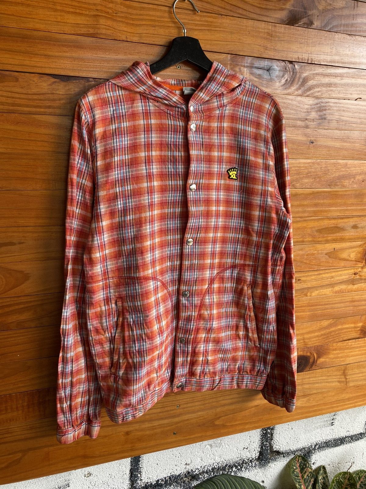 Xlarge X-Large Fine Clothing Plaid Hoodie Shirt Streetwear Icon Size US M / EU 48-50 / 2 - 4 Thumbnail