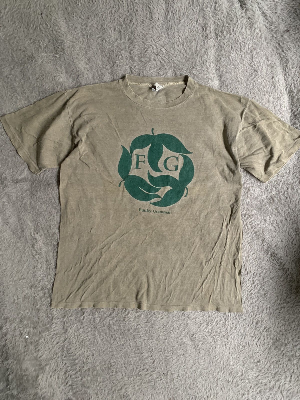 Japanese Brand × Rap Tees × Vintage Vintage 90s Very Rare Funky Grammar Unit Rap Tee Size US XL / EU 56 / 4 - 1 Thumbnail