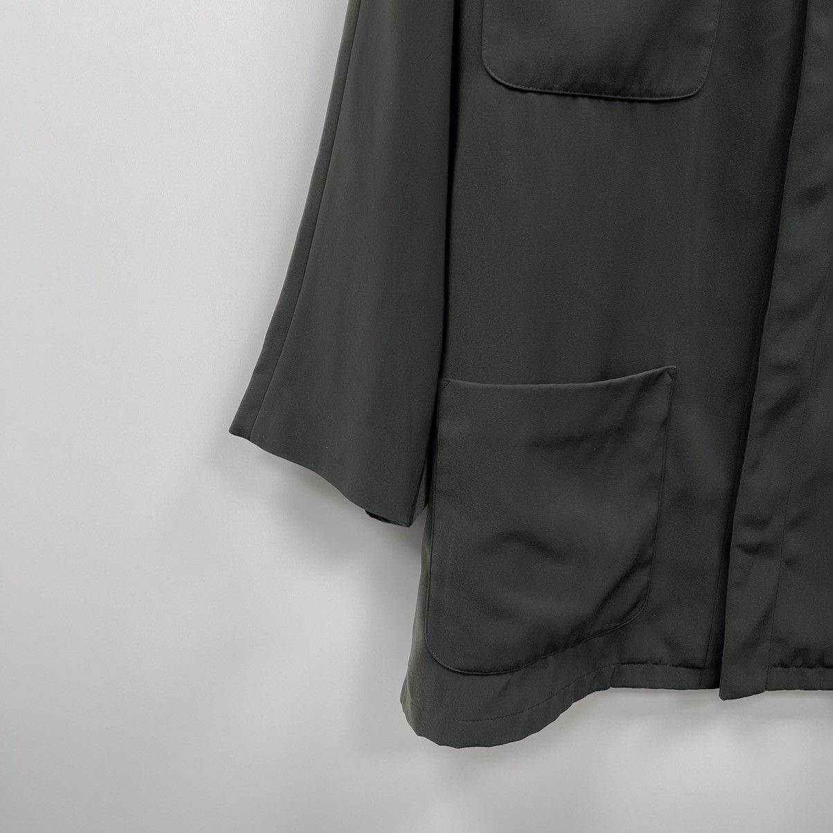 Giorgio Armani Giorgio Armani Pocket Vintage Polyester Jacket Green Rare Size US L / EU 52-54 / 3 - 4 Thumbnail