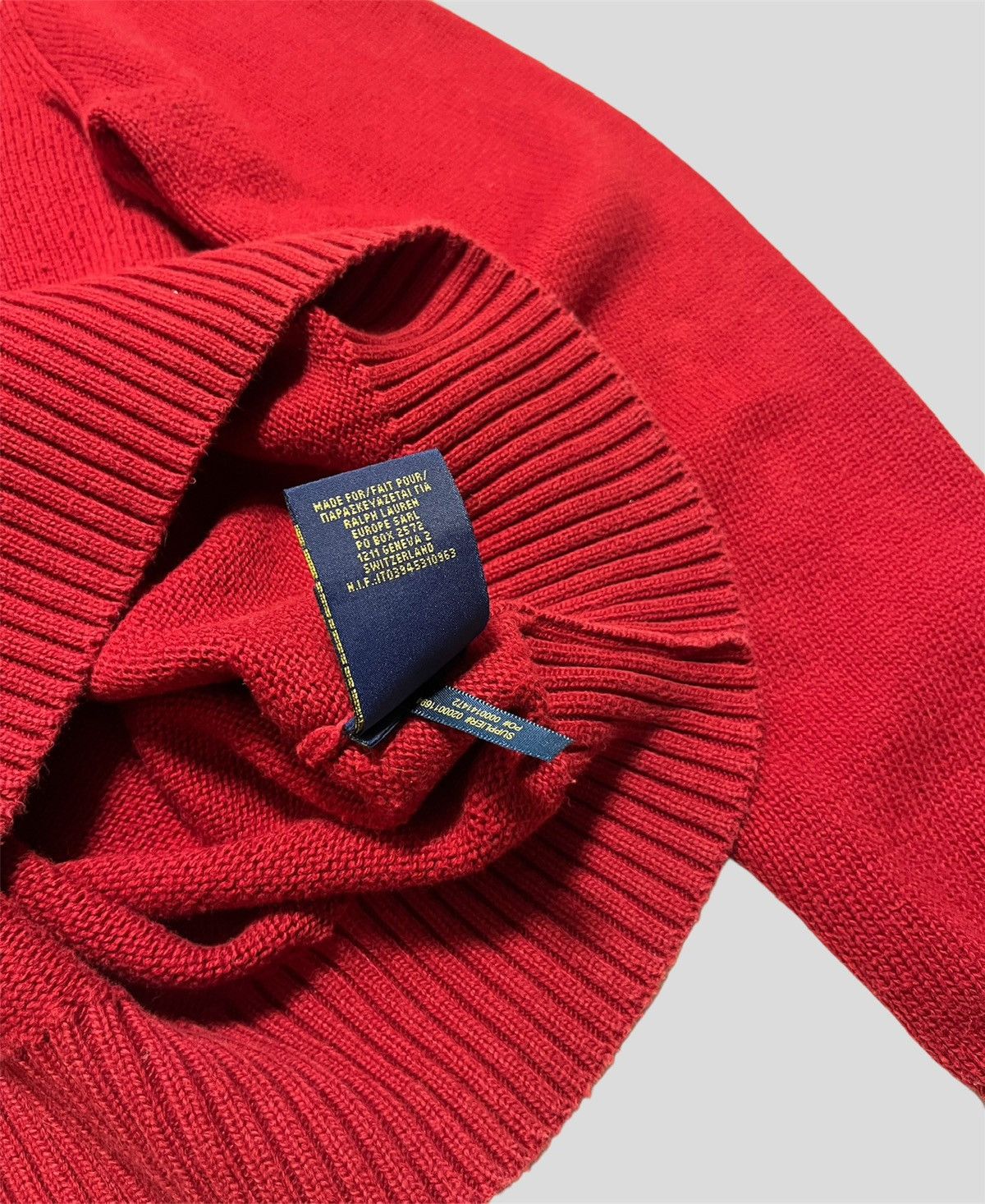 Vintage Polo Ralph Lauren Vintage Red Sweater Size US M / EU 48-50 / 2 - 6 Thumbnail