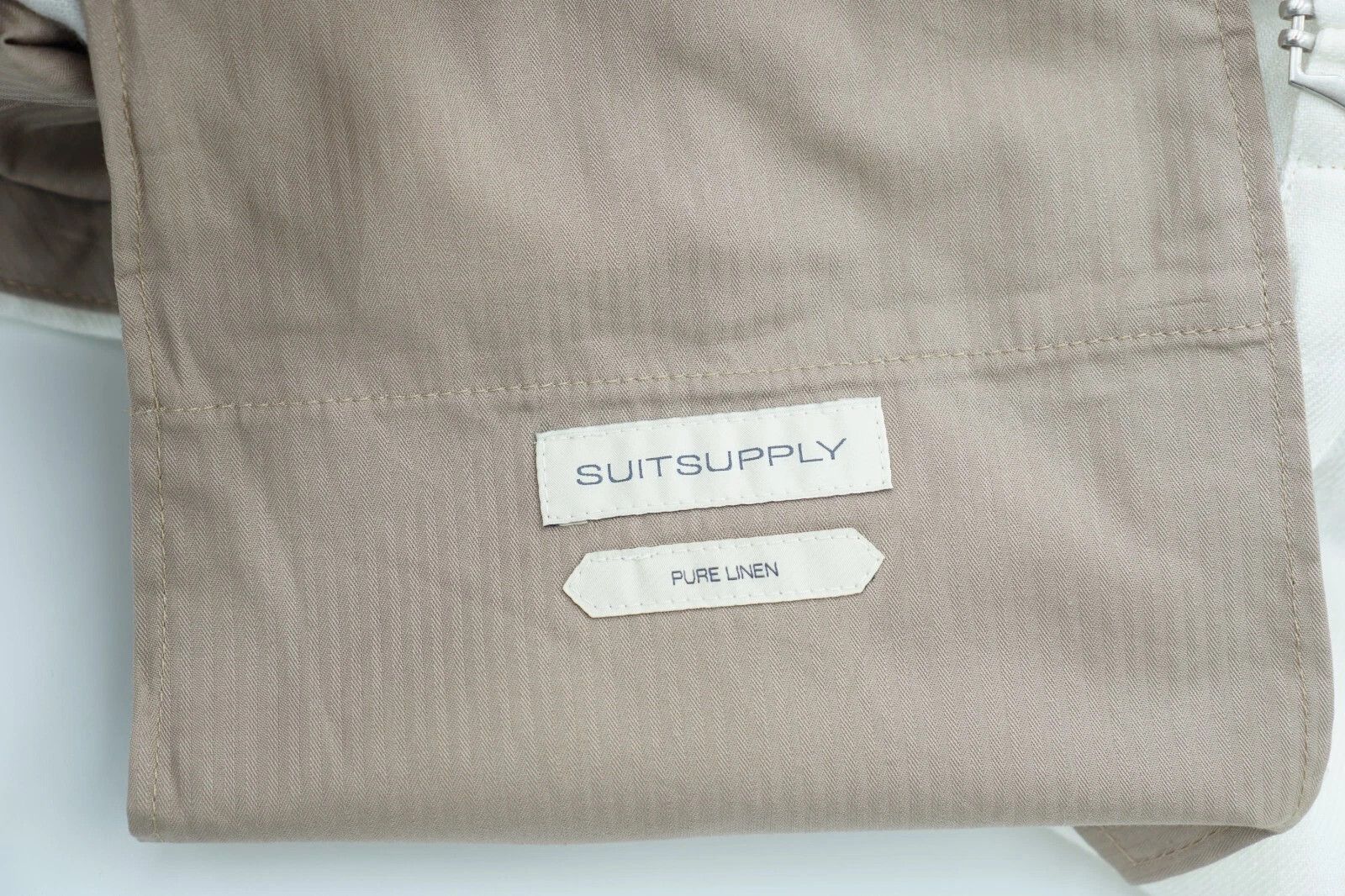Suitsupply Men Suitsupply Trousers Duca Pure Linen Relaxed Fit UK/US38 Size 38R - 5 Thumbnail