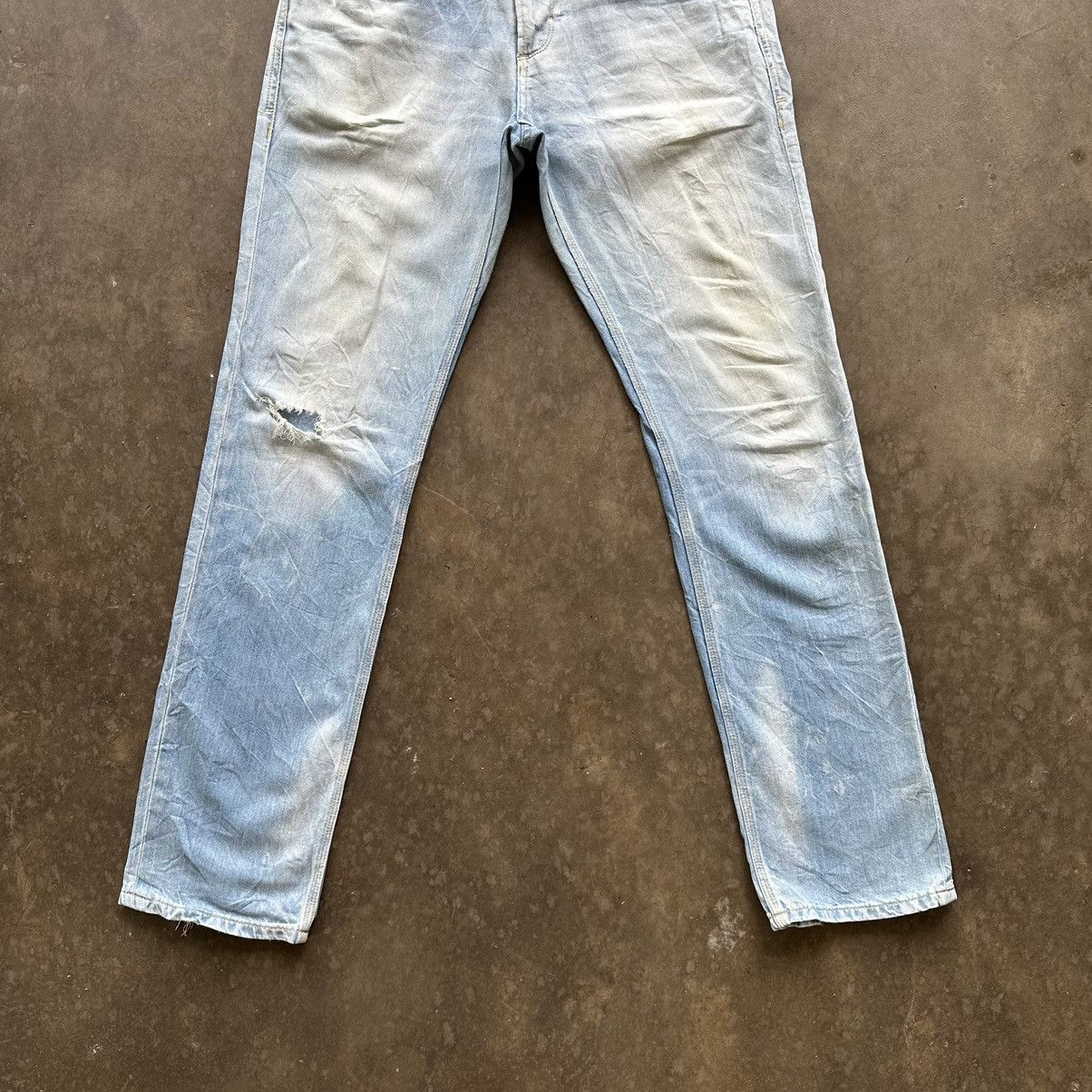 Japanese Brand Vintage Back Numbers Lightwash Faded Distressed Denim Jean Size US 32 / EU 48 - 2 Thumbnail