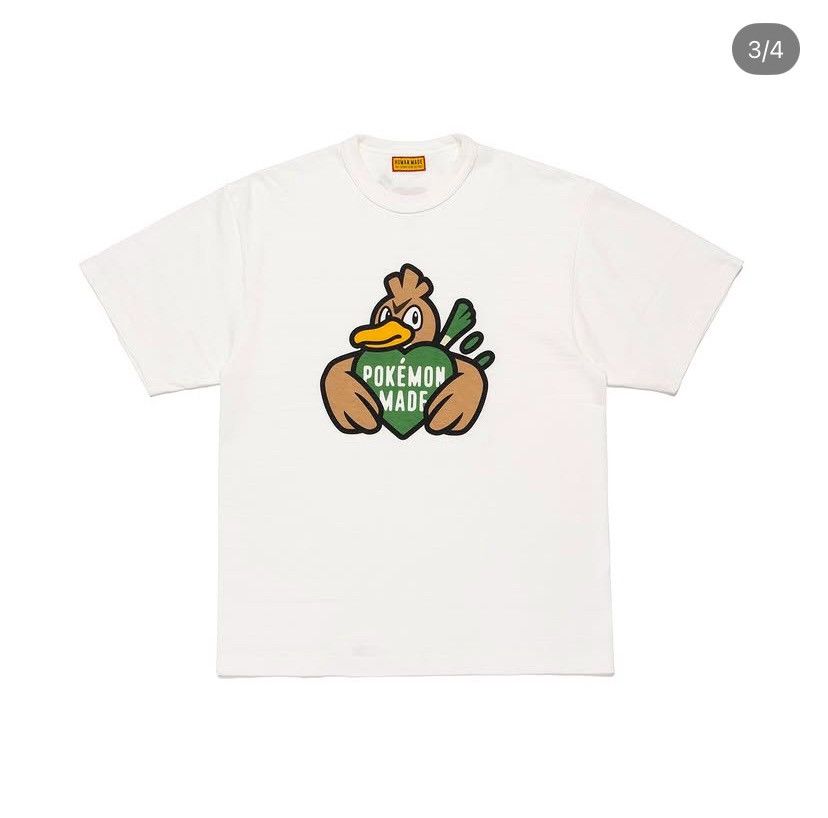 Human Made Human Made x Pokemon Farfetch T shirt size M Size US M / EU 48-50 / 2 - 2 Thumbnail