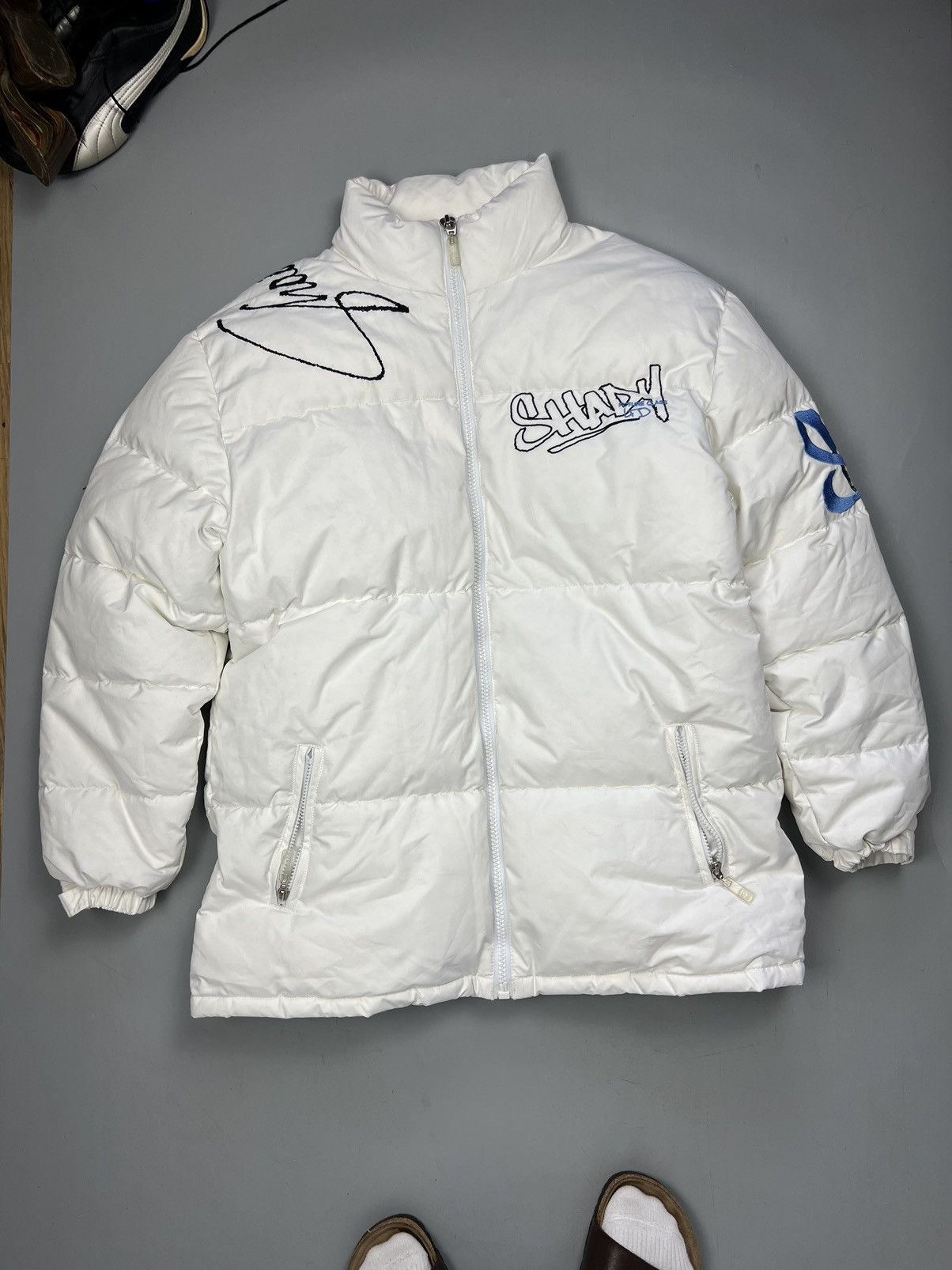 Shady Ltd Shady Ltd emimen white puffer jacket 8 mile hip hop graffiti Size US M / EU 48-50 / 2 - 1 Thumbnail