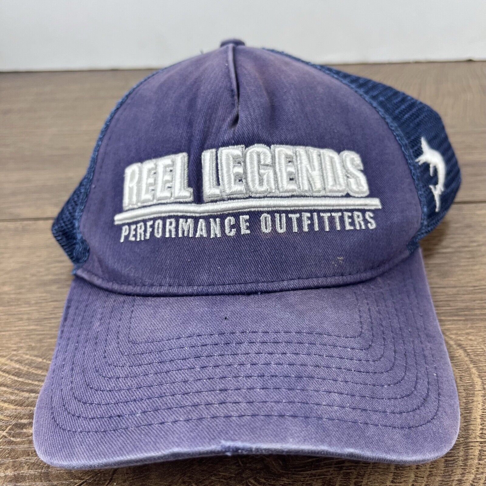 Reel Legends Reel Legend Performance Snapback Hat Blue Adjustable Hat Blu Size ONE SIZE - 4 Thumbnail
