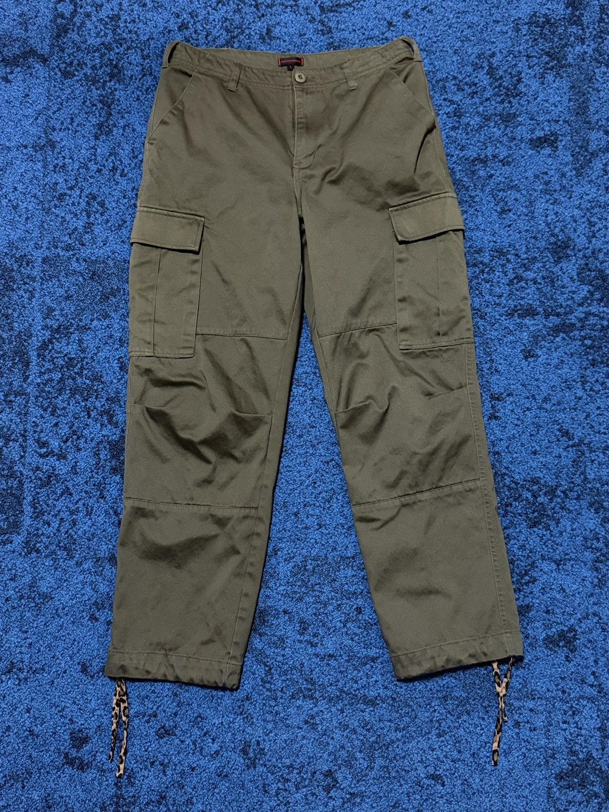 CLOT Olive Clot Cargo pants Size US 31 - 1 Thumbnail