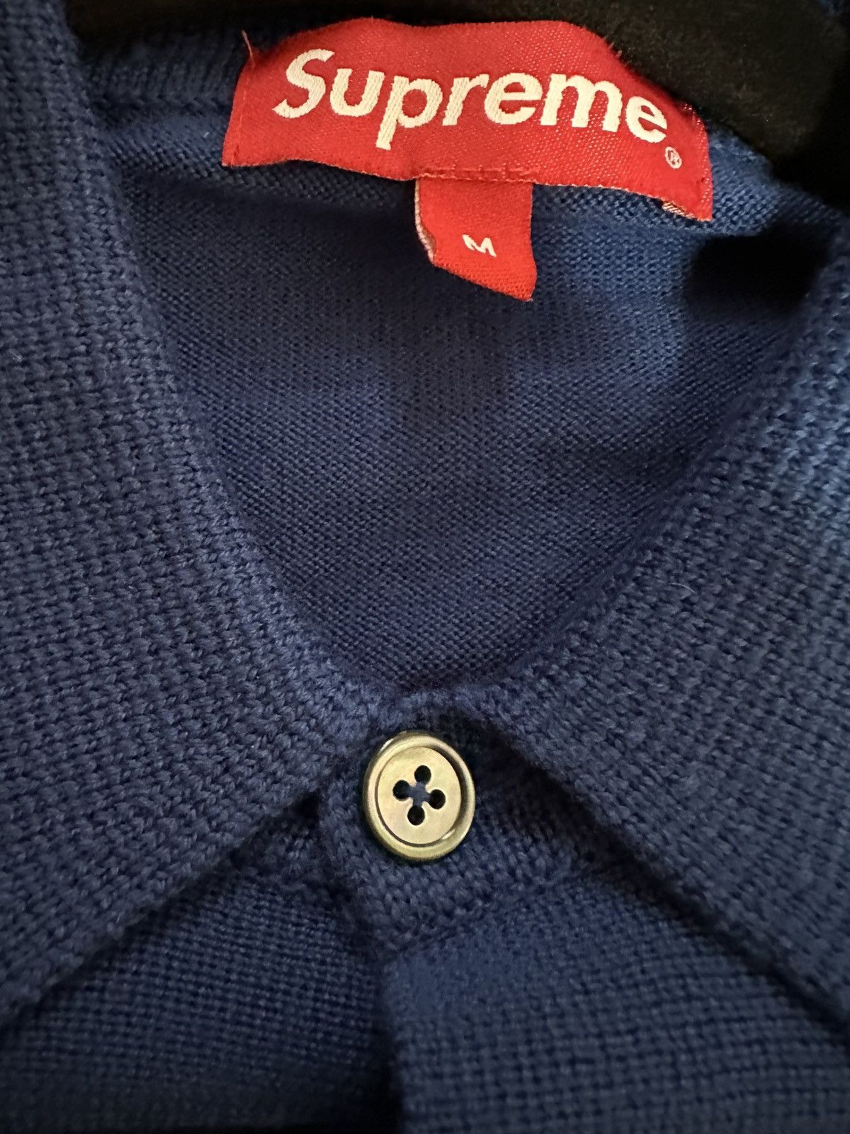 Supreme Supreme Arrows Striped Polo Sweater - Blue, Medium Size US M / EU 48-50 / 2 - 4 Thumbnail