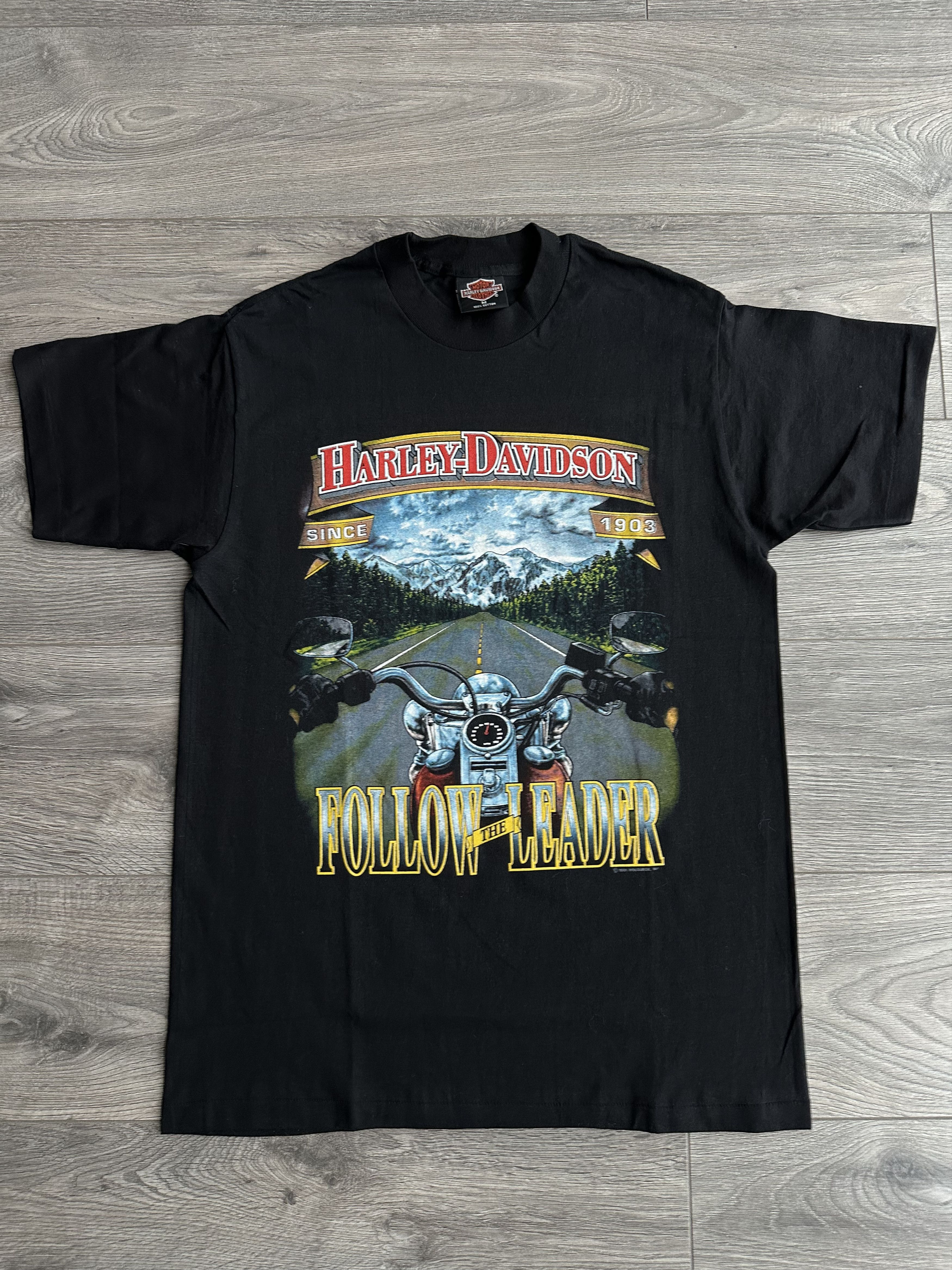 Harley Davidson × Vintage Harley Davidson Vintage t shirt Size US M / EU 48-50 / 2 - 1 Thumbnail