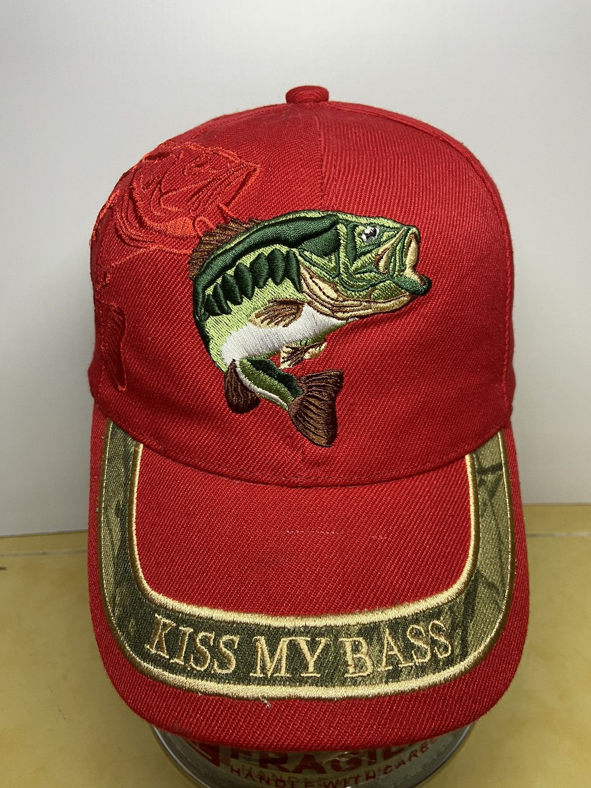 Bass Pro Shops KISS MY BASS EMBROIDERY LOGO HAT CAP Size ONE SIZE - 1 Thumbnail