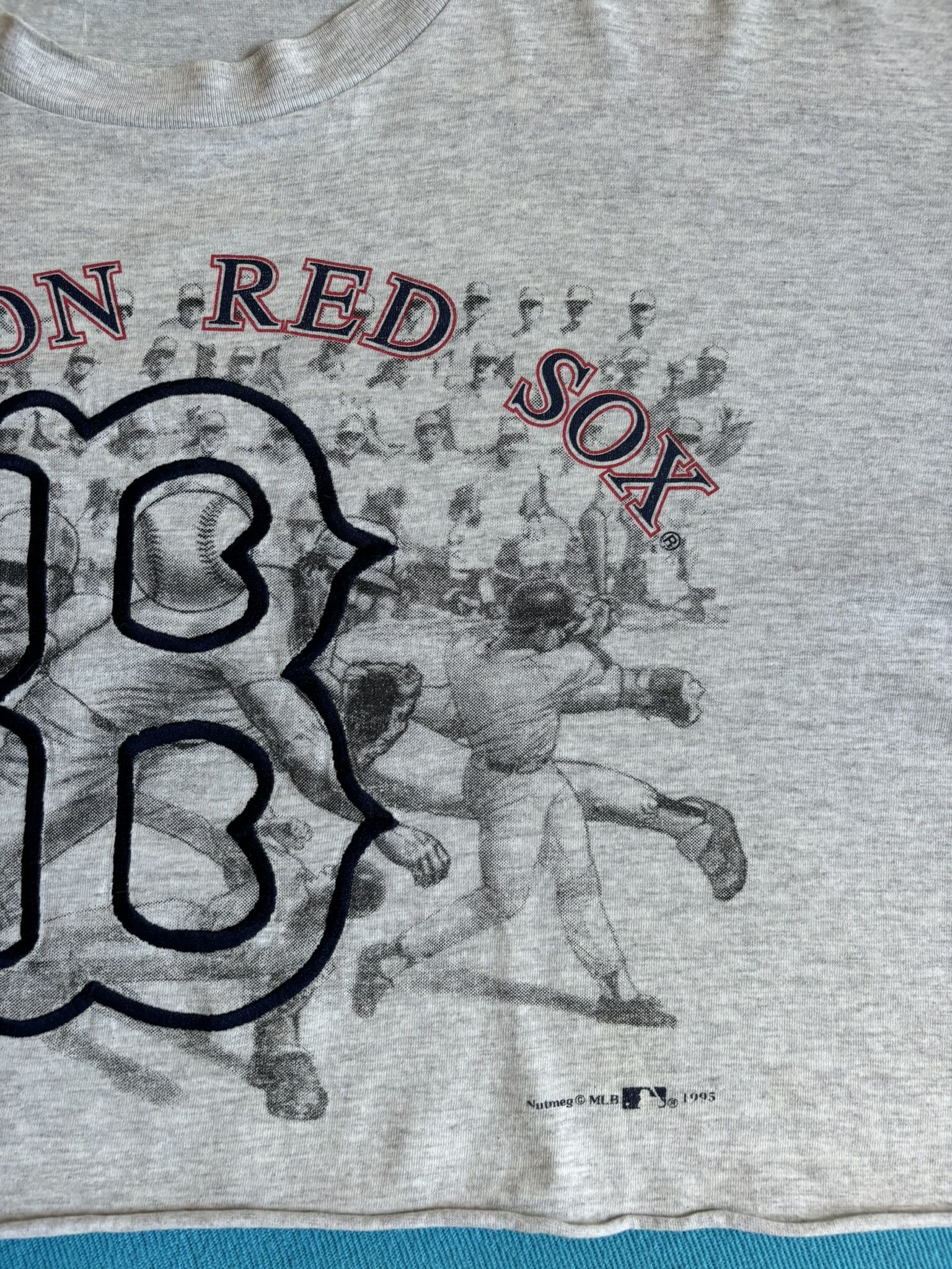 MLB T-shirt Boston Red Sox Nutmeg MLB 1995 vintage Size. XL Size XL / US 12-14 / IT 48-50 - 8 Thumbnail