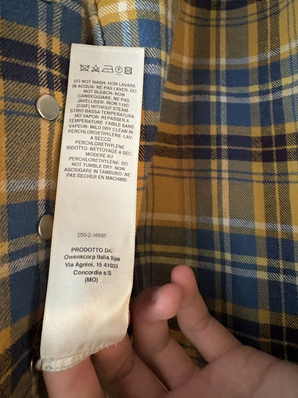 Rick Owens Rick Owens Acid Plaid Shirt Size US M / EU 48-50 / 2 - 8 Thumbnail