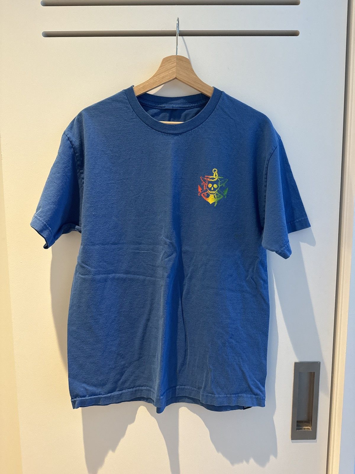 Fourstar × Vintage Fourstar Skull Anchor Rasta T Shirt Size US L / EU 52-54 / 3 - 2 Thumbnail