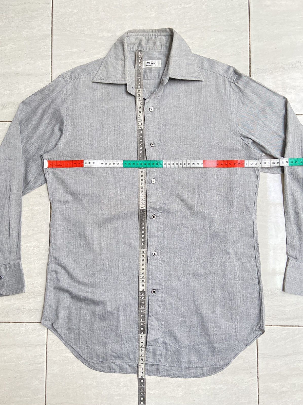Issey Miyake IM PRODUCT MEN Grey Shirt Size US M / EU 48-50 / 2 - 7 Thumbnail